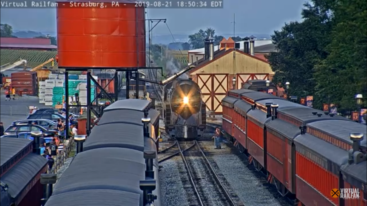 Here's a better screenshot of the 611 in Strasburg! Glad to see her arrived safely. Roanoke