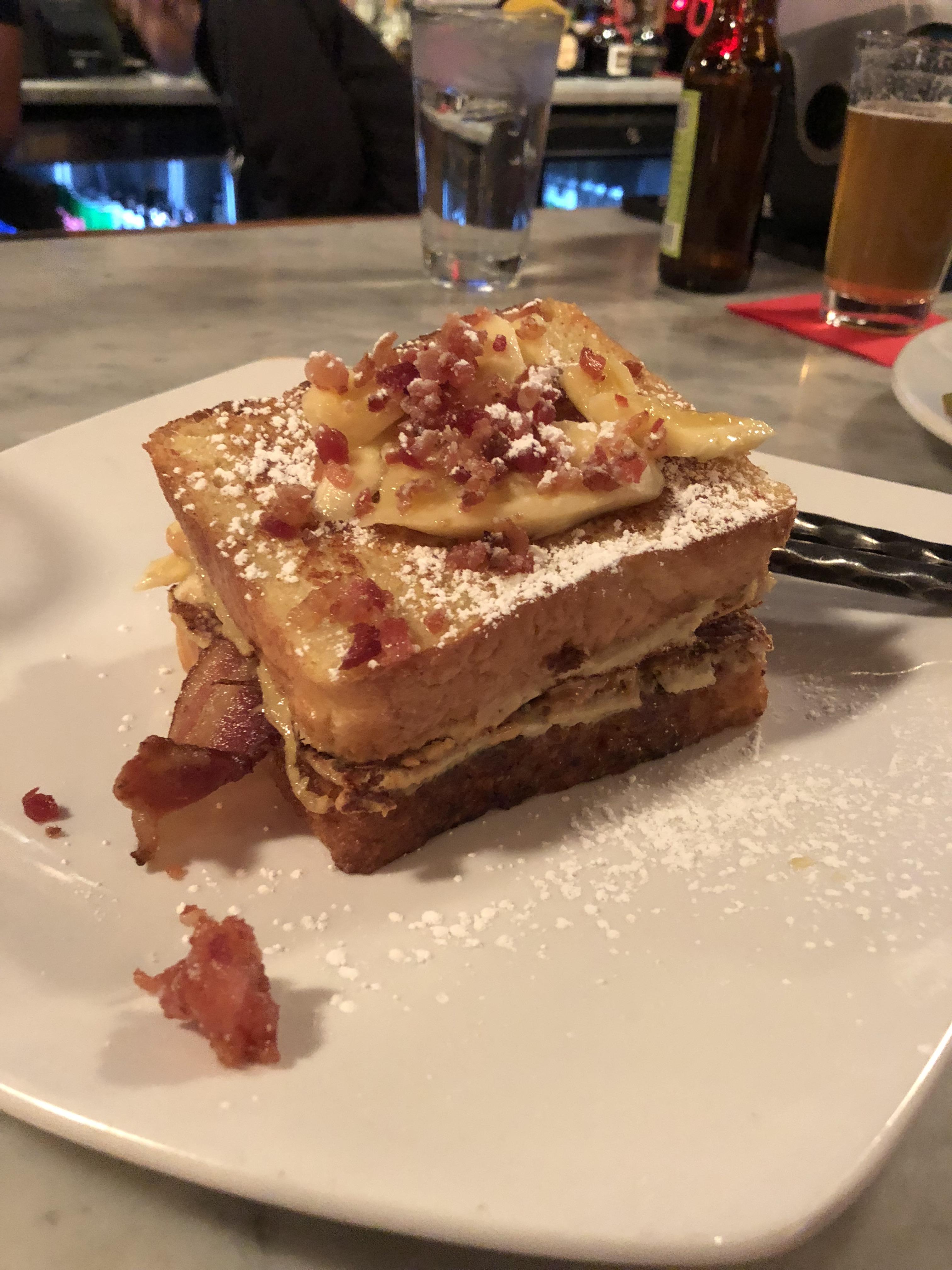 [I Ate] Guy Fieri’s “The Elvis” French toast stuffed with peanut butter