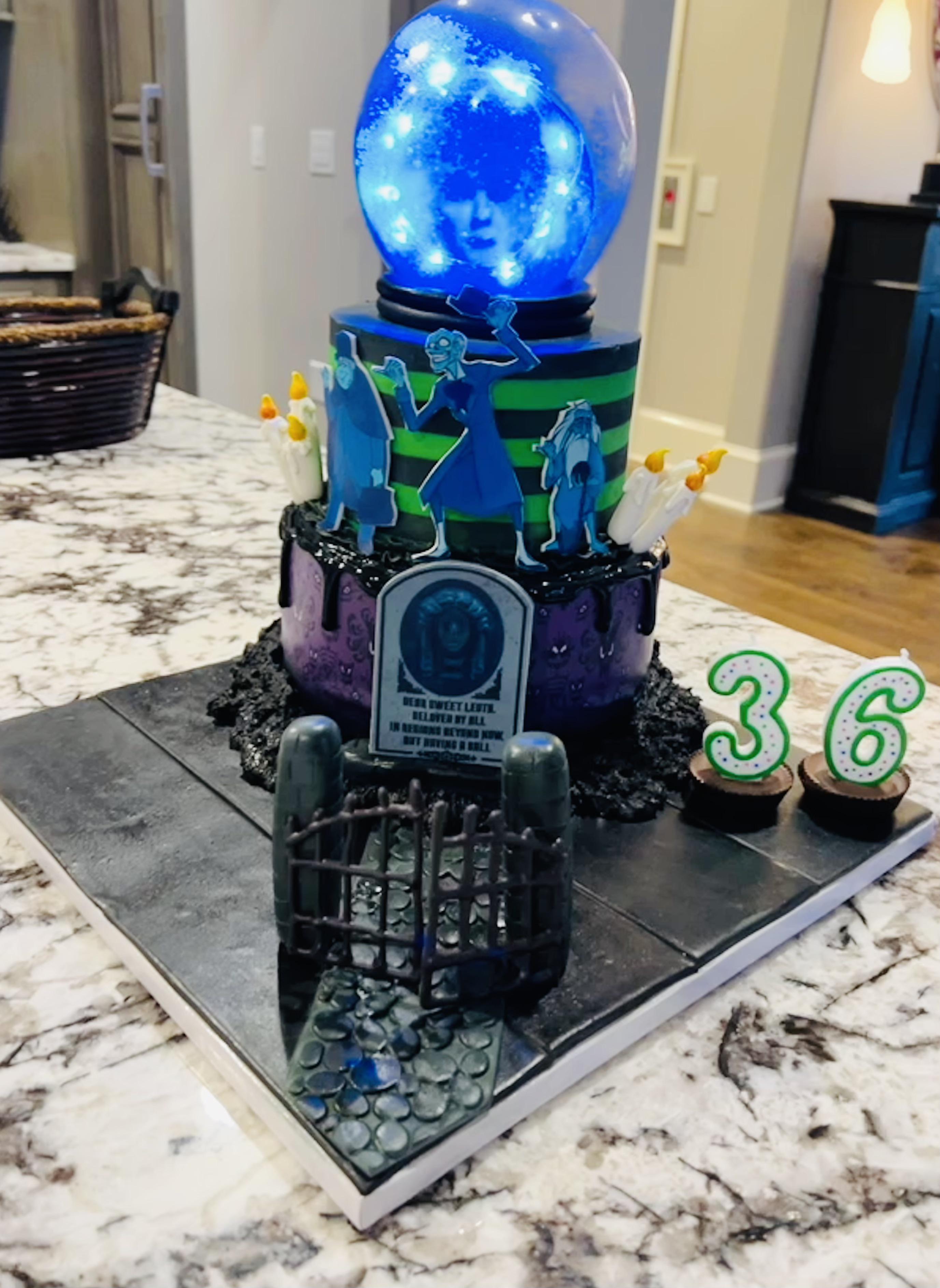 Haunted Mansion birthday cake r/disney