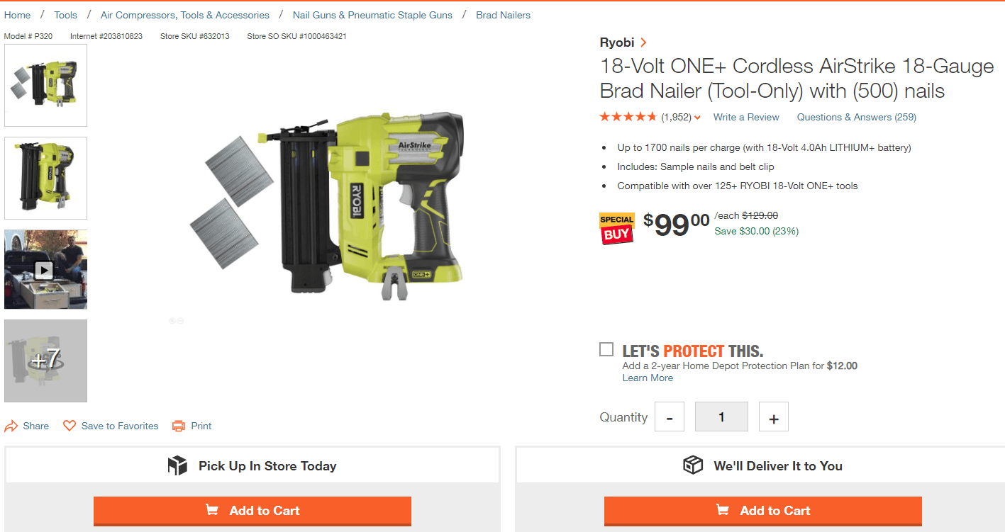 Home Depot holiday price adjustment bullshit (short rant in comment
