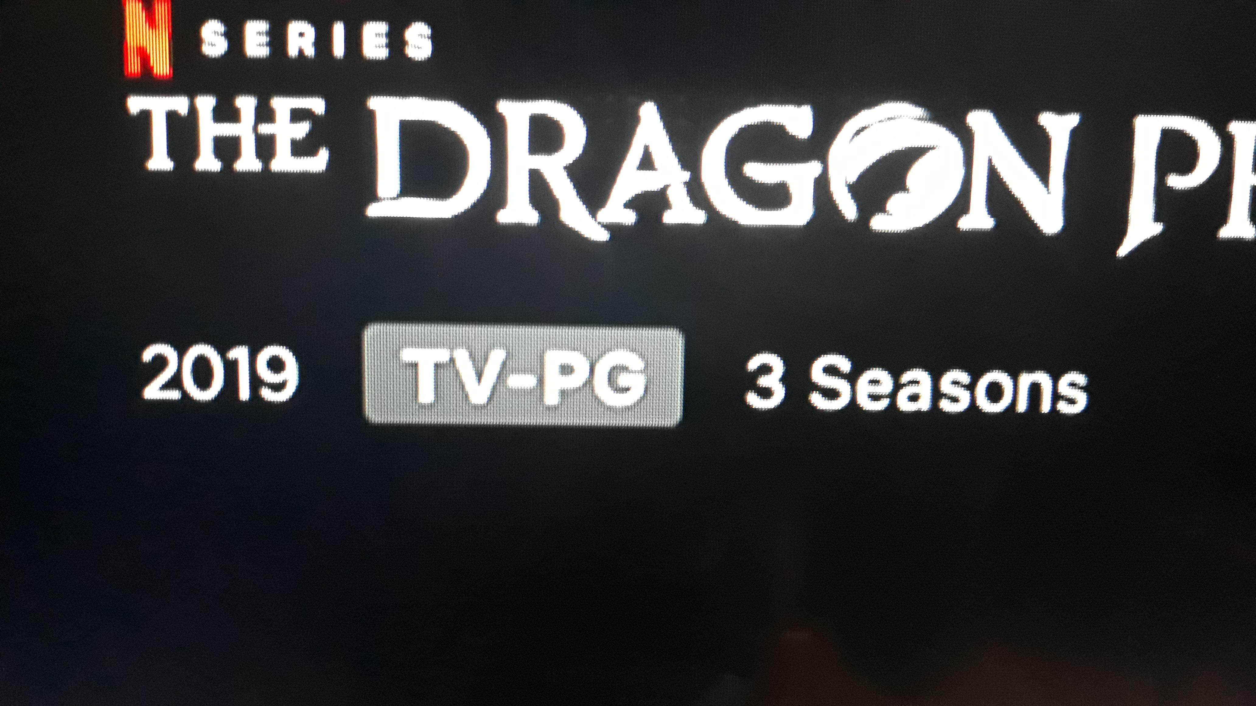 The rating for TDP was changed from TV Y7 to PG today. I felt that this was gonna happen soon