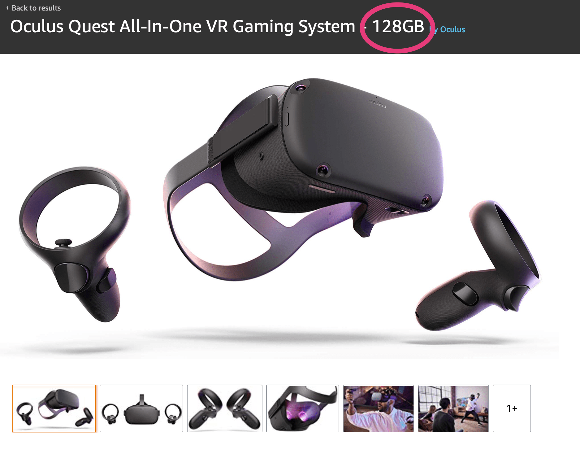 LEAKED 128GB Oculus Quest option shows up on Amazon OculusQuest
