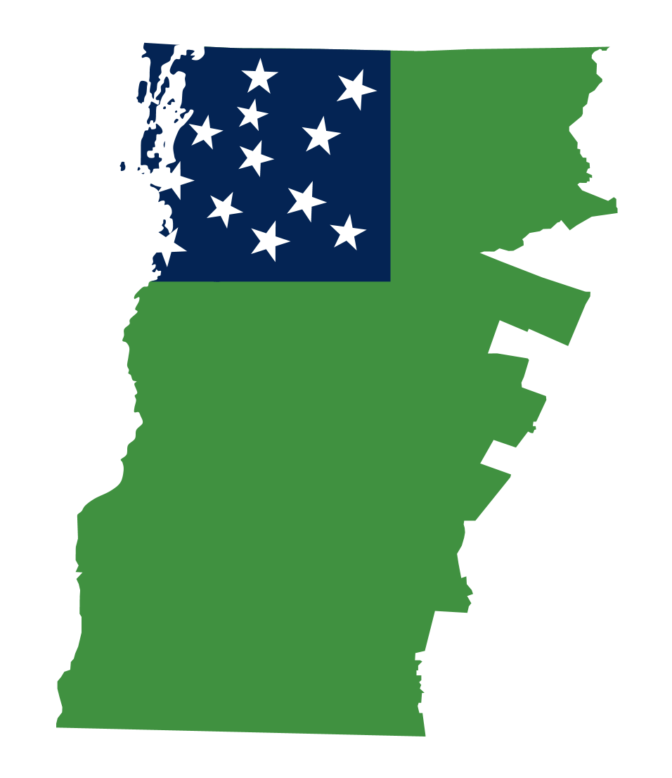 (OC) Flag Map of Vermont Republic 1777 1791 r/Vexillmaps