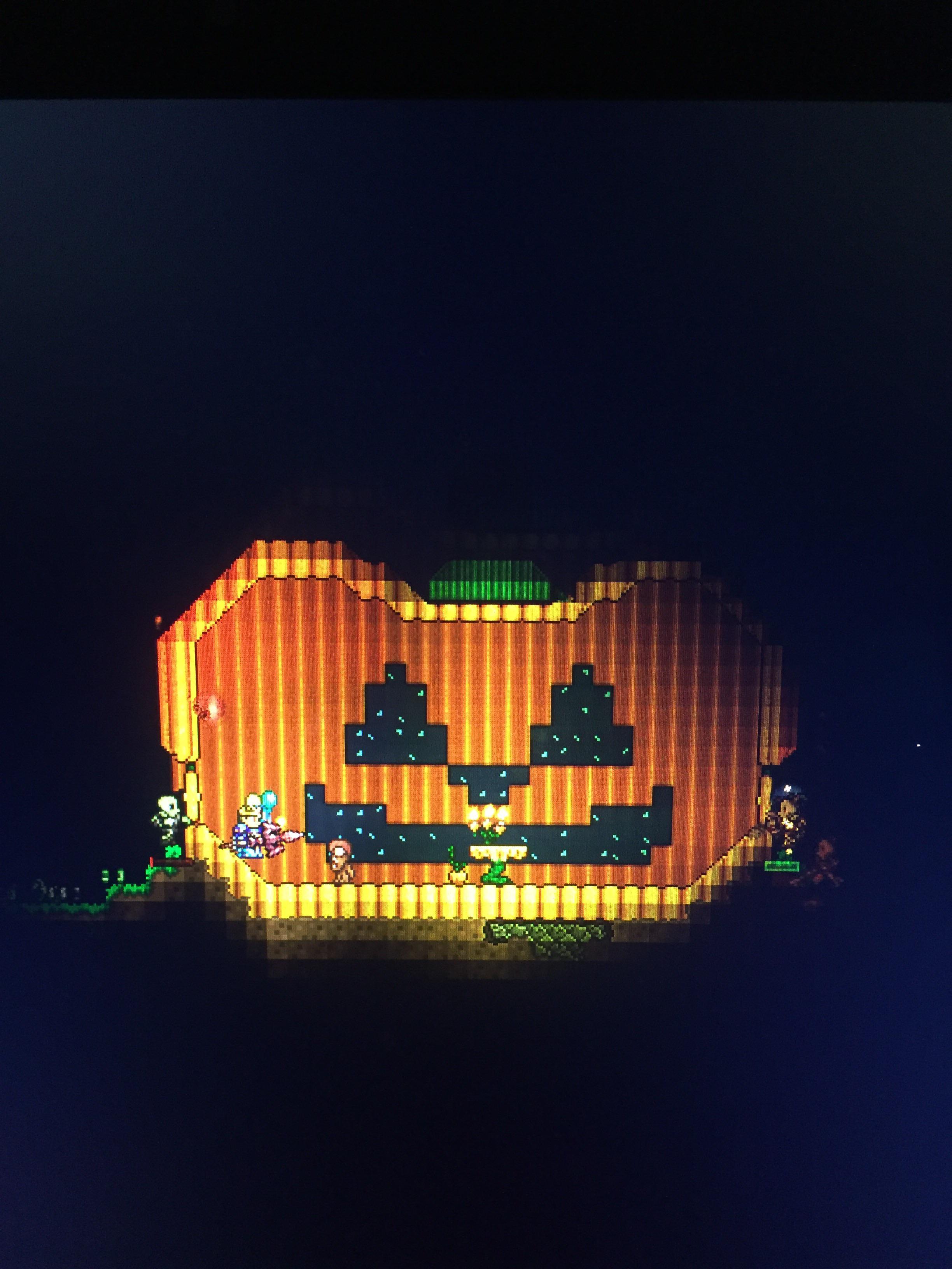 Pumpkin house r/Terraria