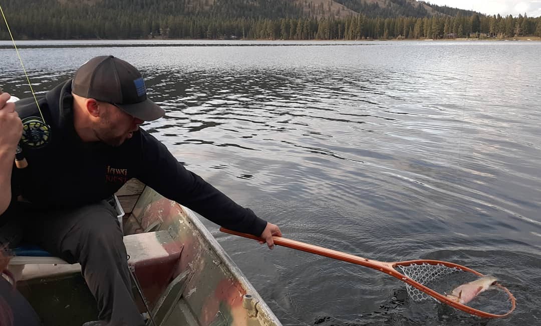 Nymph fishing for the win. Kalispell Montana Cutthroat Trout. r