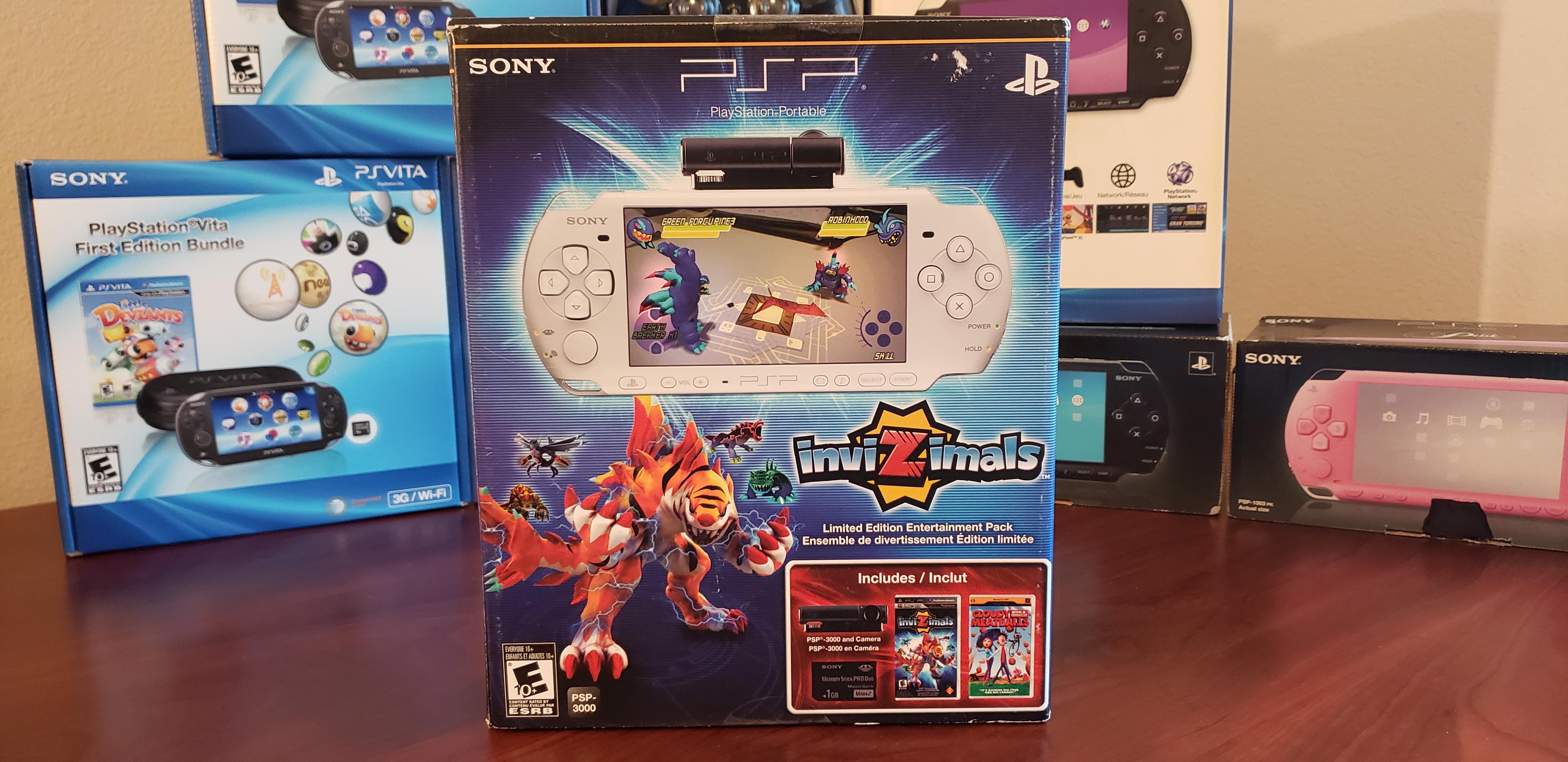 Who knows more information about this WHITE psp invizimals bundle? Its usually blue. Found it on