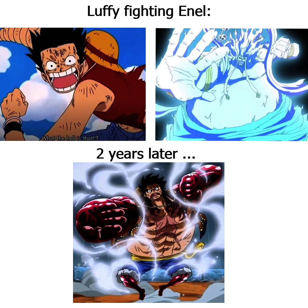 Luffy actually just copied Enel r/OnePiece