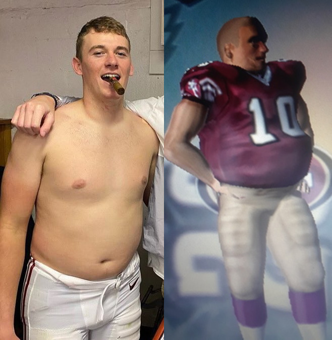 Adding Mac Jones to the 49ers on my old Madden PC. I think I nailed it