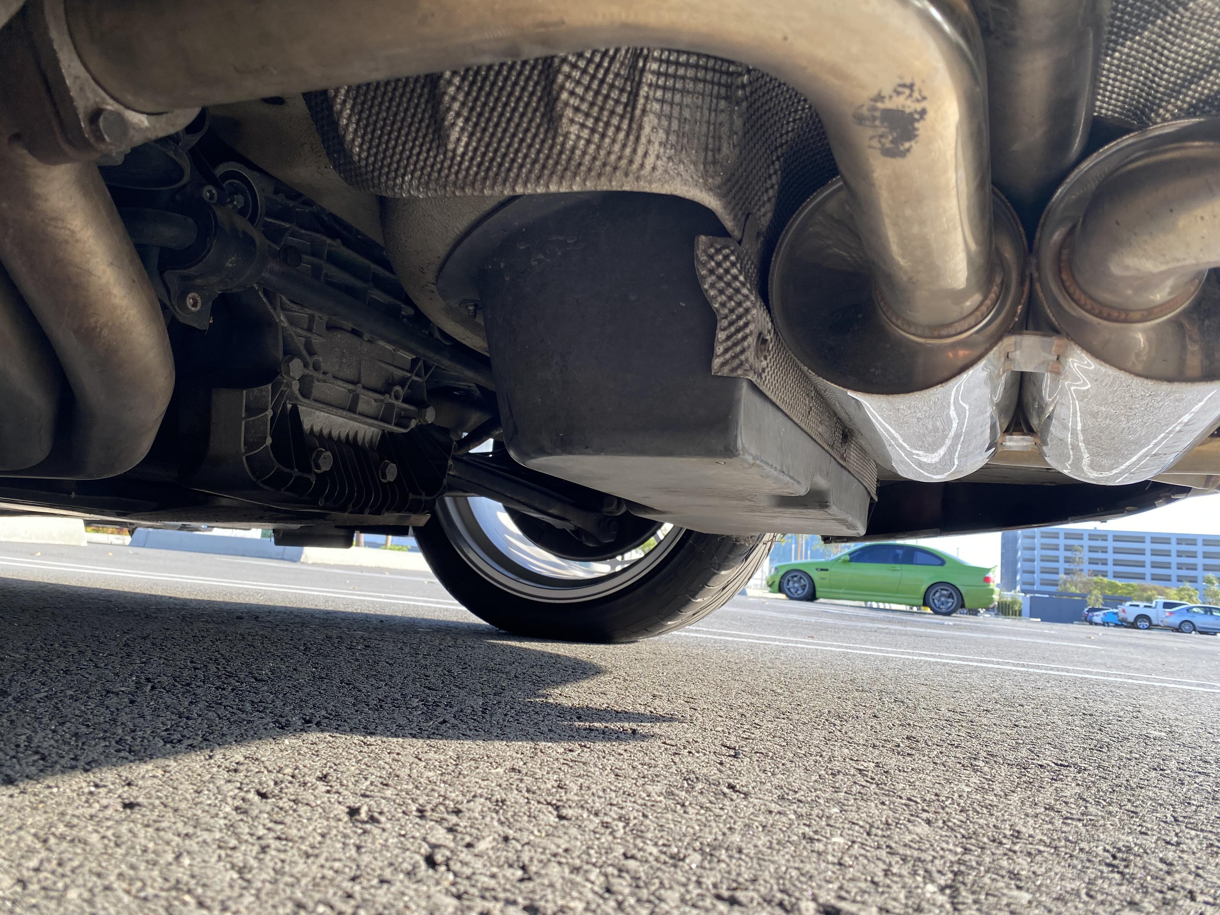 E46 M3 exhaust nearly touching heat shield, any fix for the minor