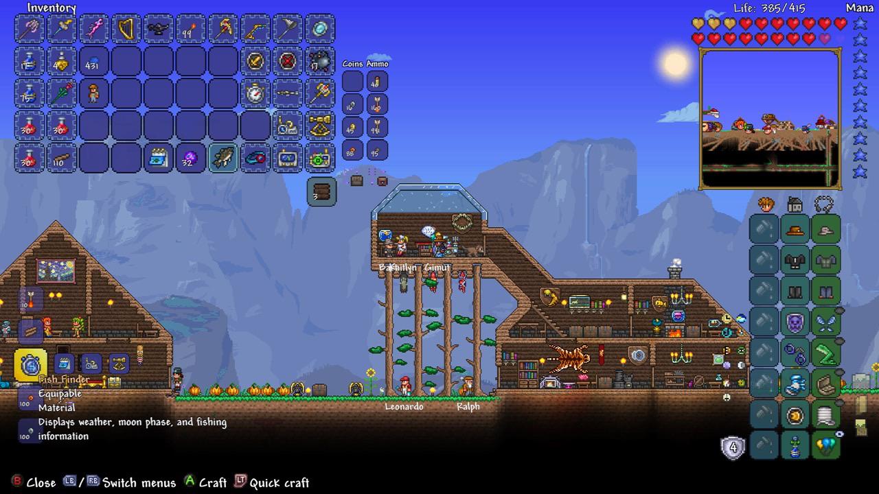 I finally can make the fish finder r/Terraria