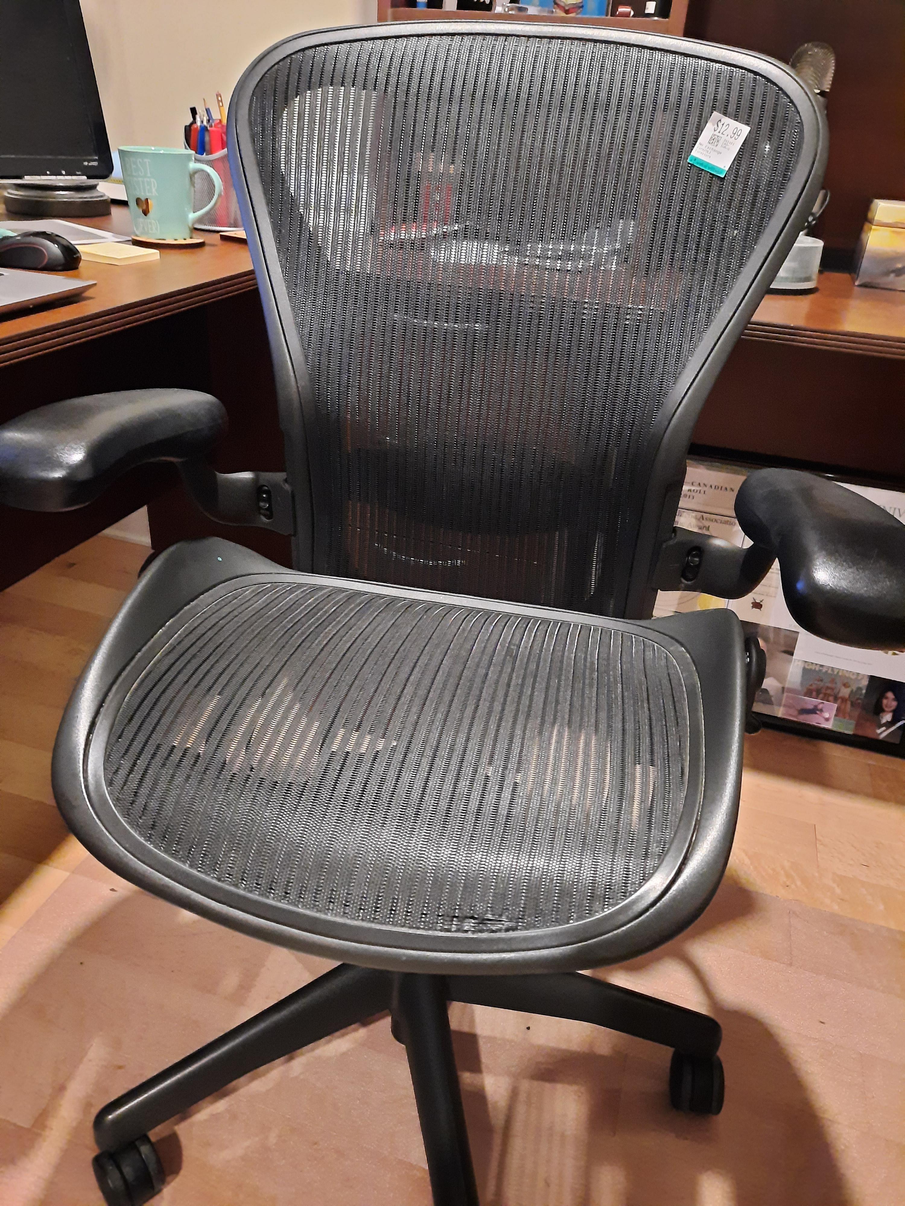 Herman Miller Aeron Classic 12 at Value Village r/ThriftStoreHauls