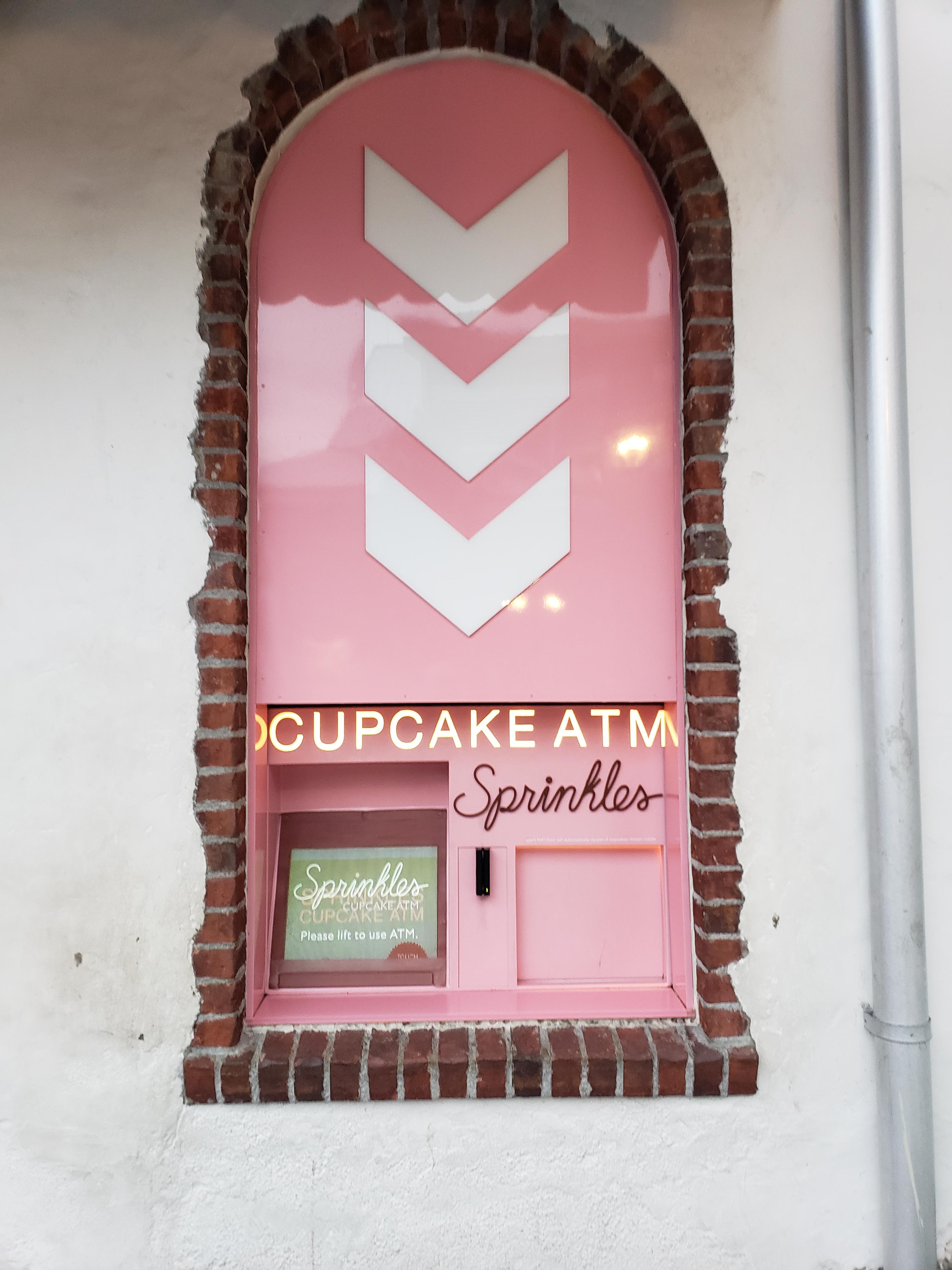 Cupcake ATM at Disney Springs (it works, and they were delish!!) r/pics
