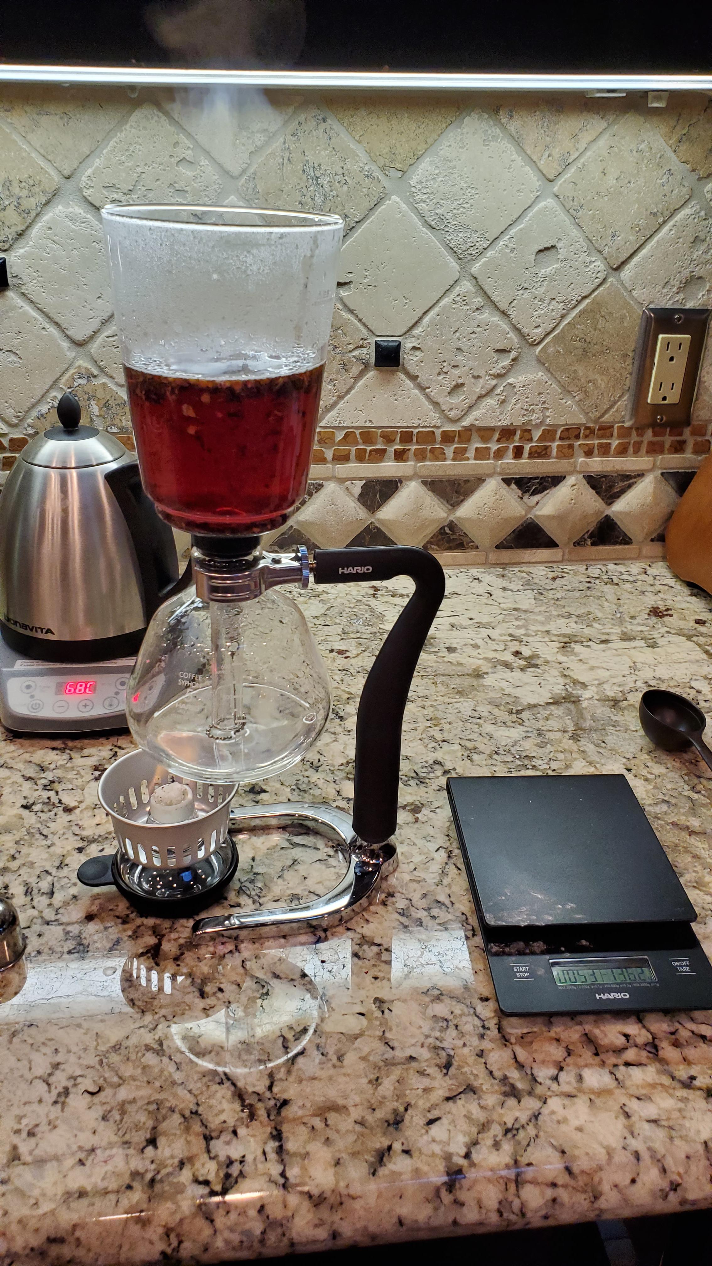 Any others dabbling in syphon brewing? r/tea