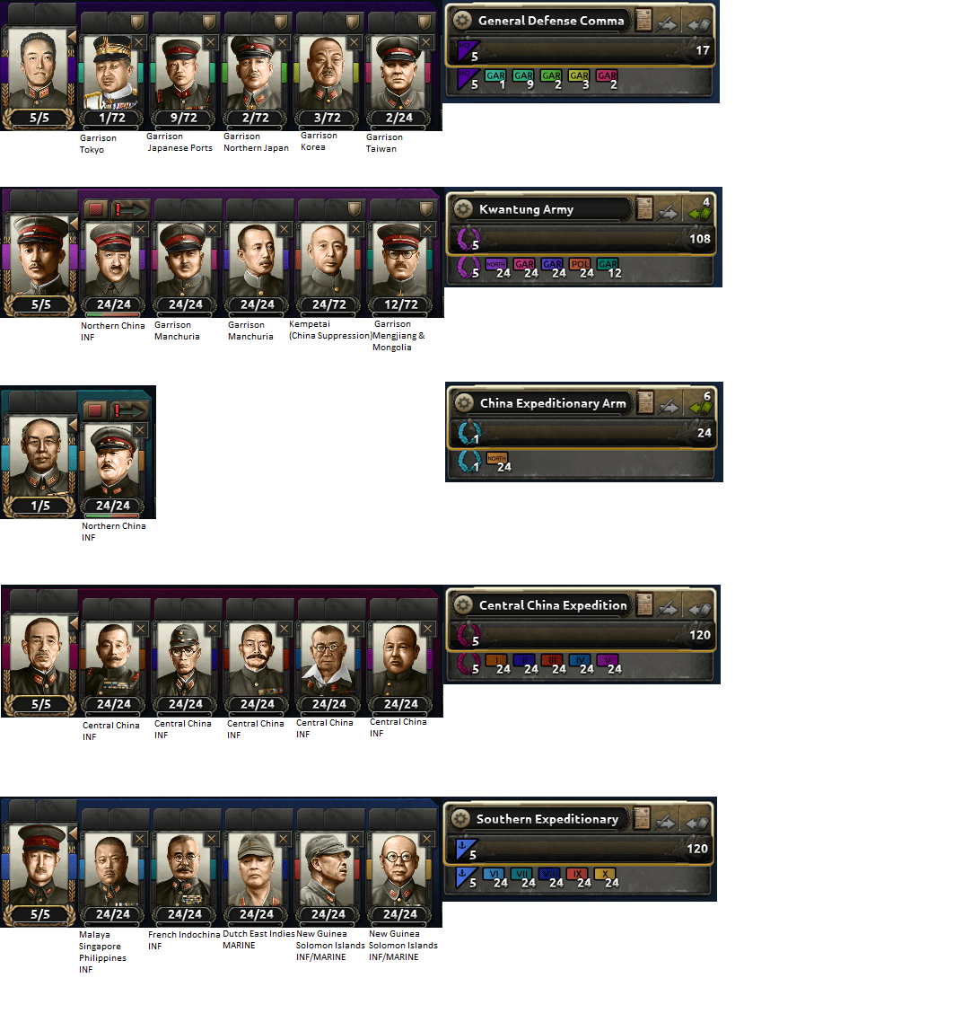 Imperial Japanese Army order of battle r/hoi4