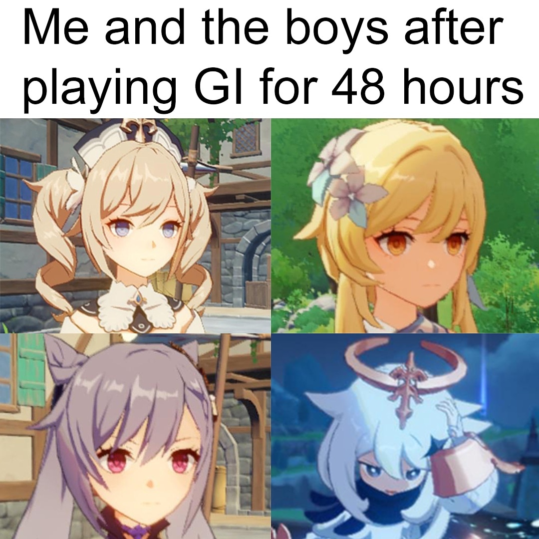 I made my first Genshin Impact meme ^^ Genshin_Impact