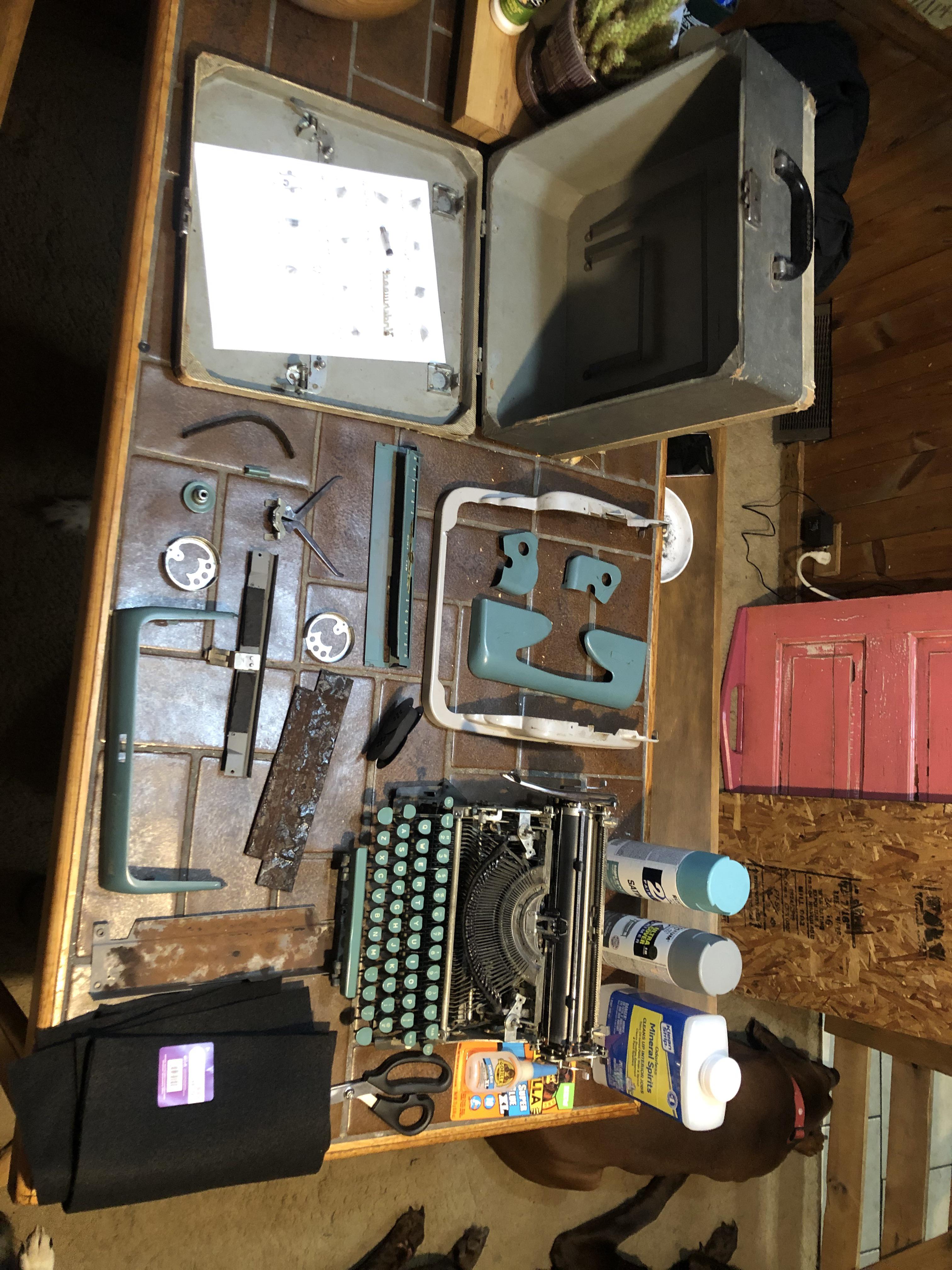 So begins the restoration process. First time restoring, second