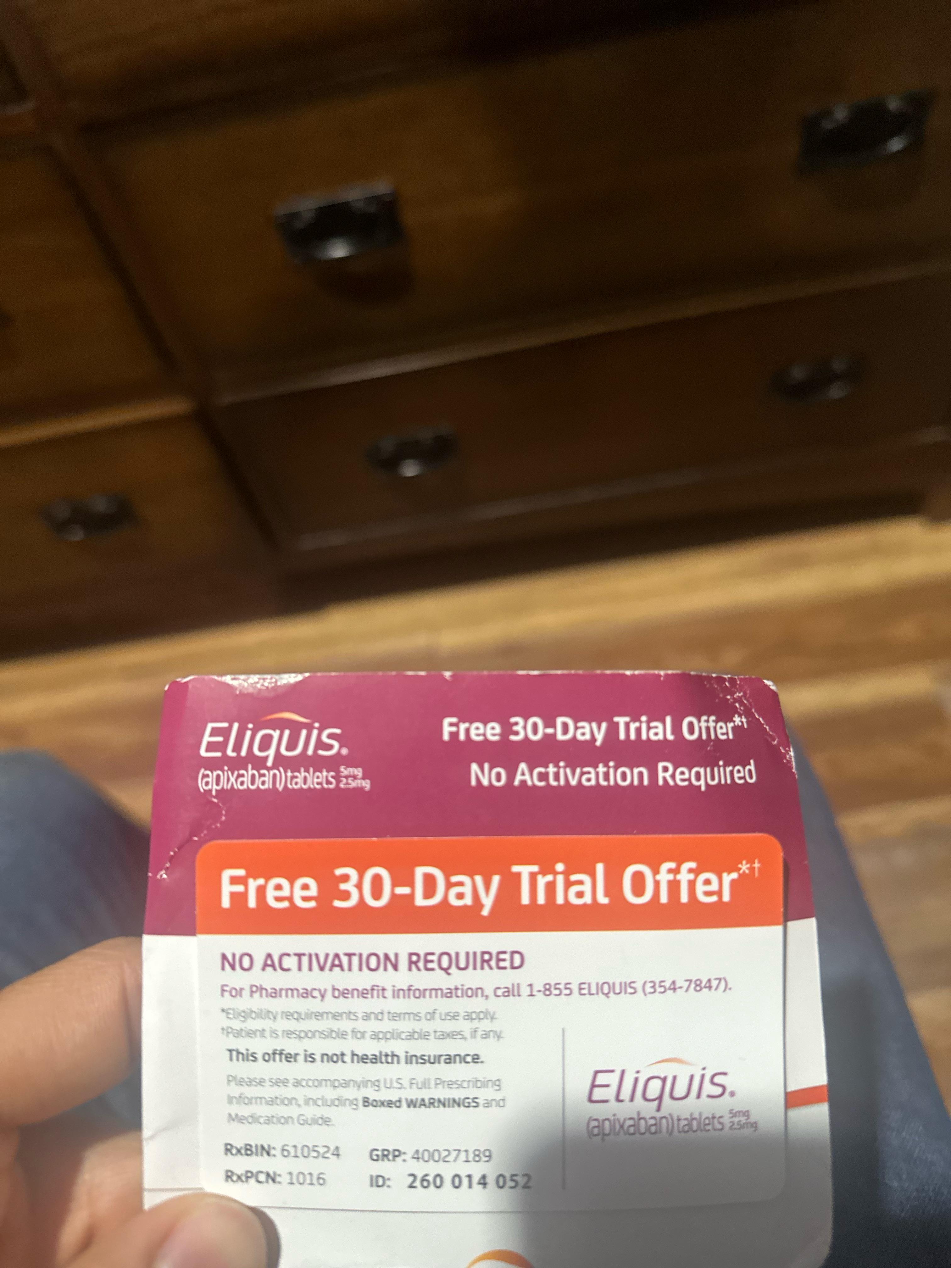 Was put on eliquis for a month only. My doc said 3 months but now told me stop. r/AFIB Was put on eliquis for a month only. My doc said 3 months but now told me stop. r/AFIB