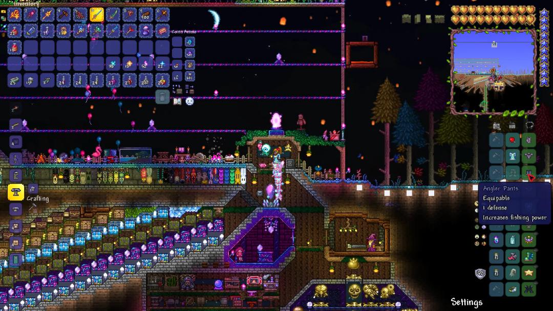 Guys..., I've just defeated Master Mode Moon Lord with angler pants on