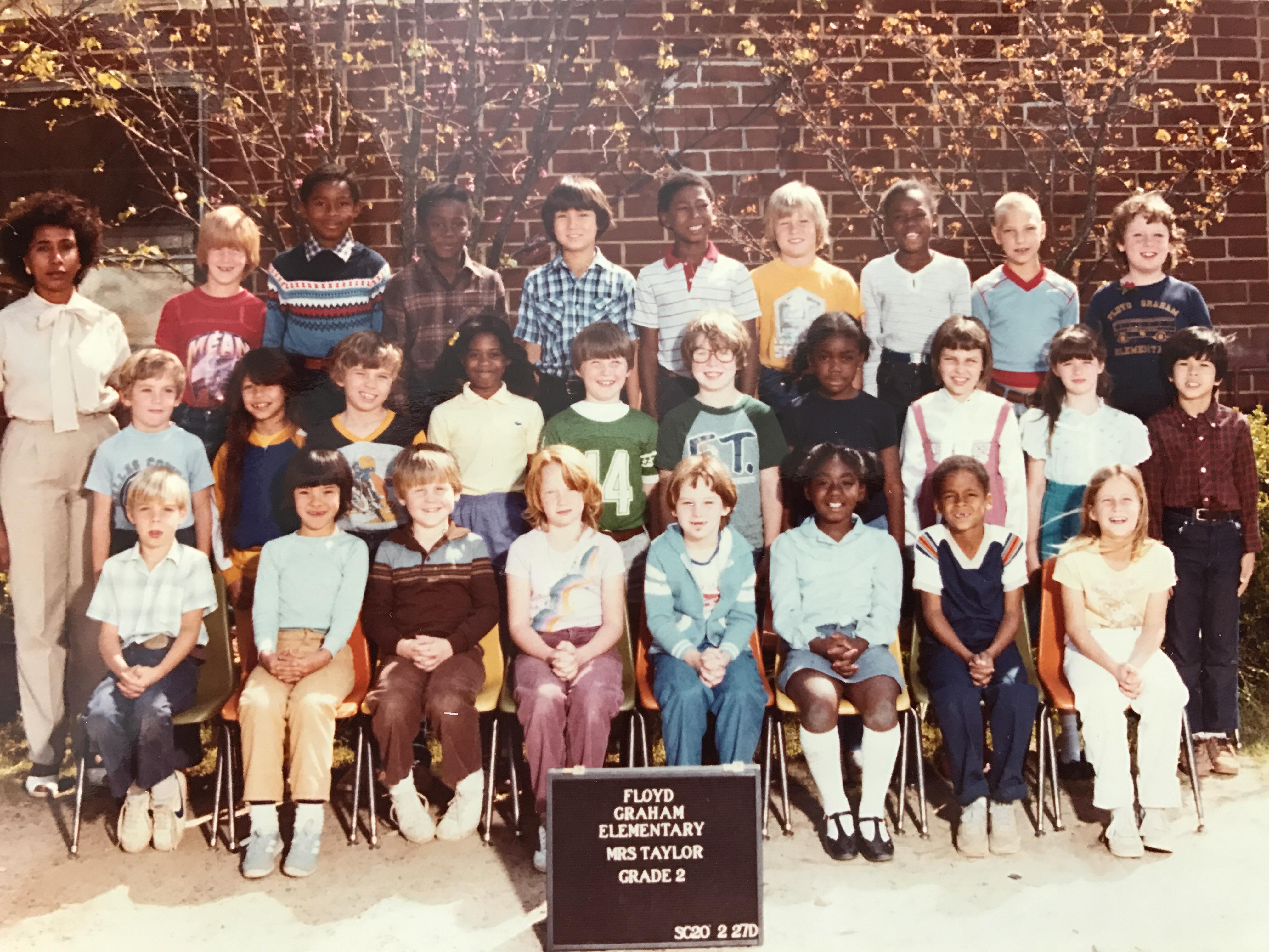 Second Grade Class Hephzibah, GA 1980's r/OldSchoolCool