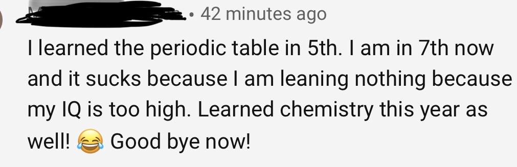 My IQ is too high iamverysmart