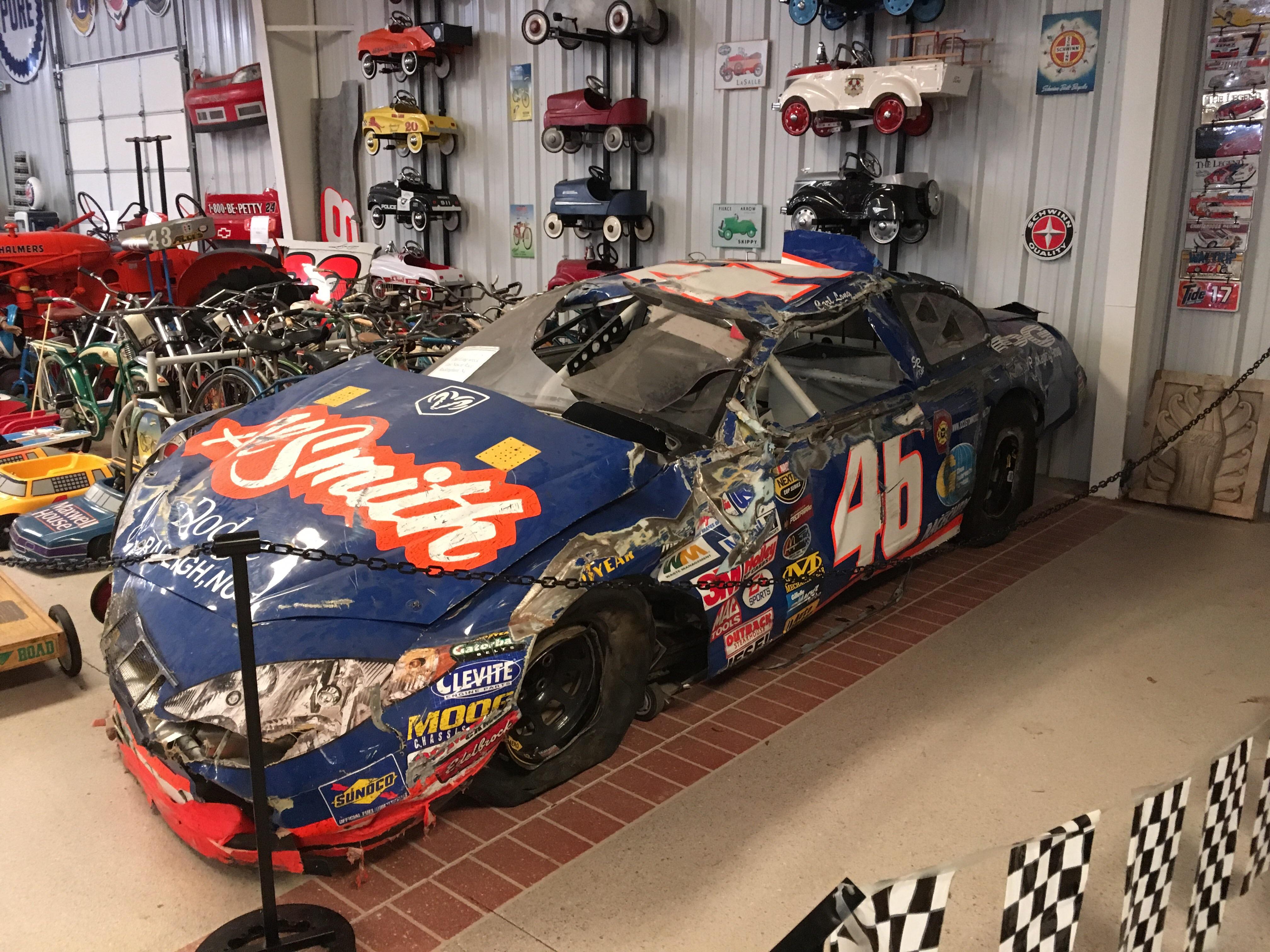Carl Long's 2003 Rockingham Flip car. r/NASCAR