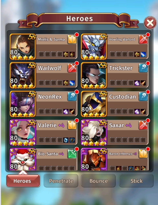 Update Other Heroes to Orange? or Focus main team to Orange+1