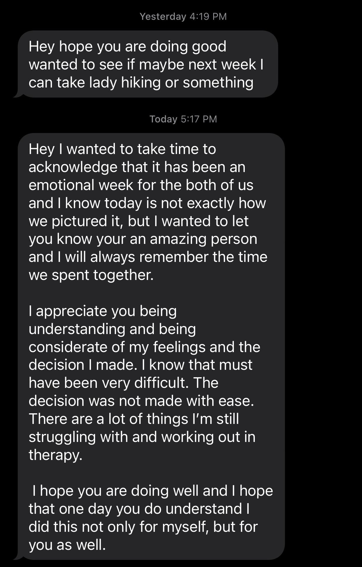 Today was suppose to be my wedding day. After weeks/months of no