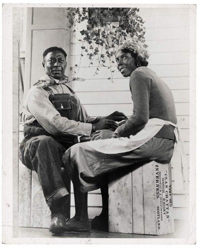 Lead Belly and his wife Martha Promise in 1935. OldSchoolCool
