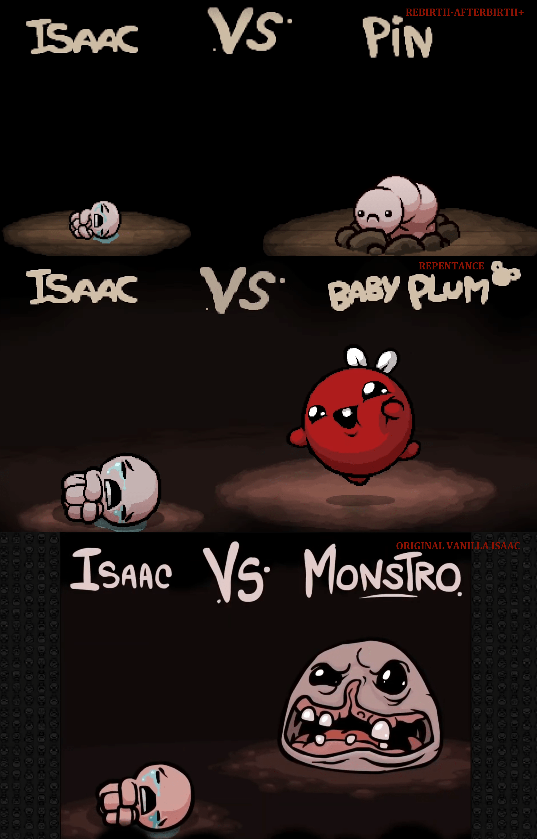 Has anyone noticed how they have changed boss screen in Repentance, so