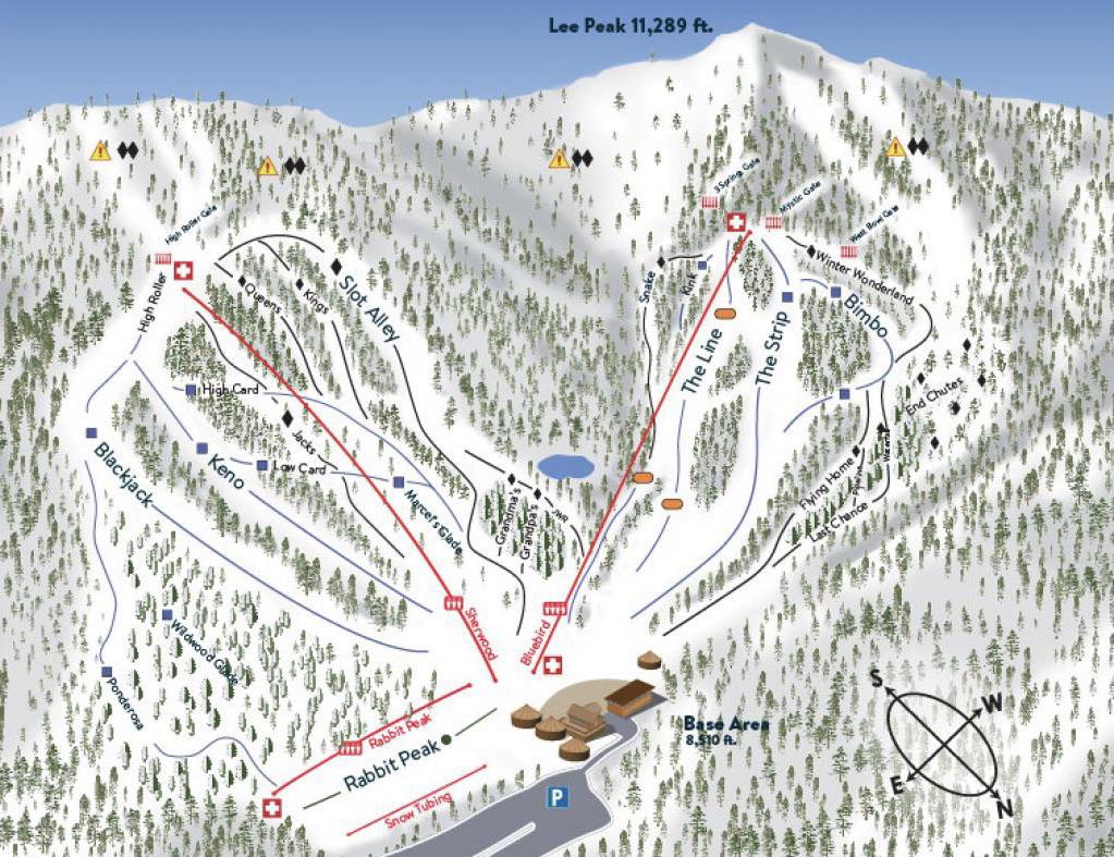 My local mountain, Lee Canyon. An hour outside of Las Vegas NV r