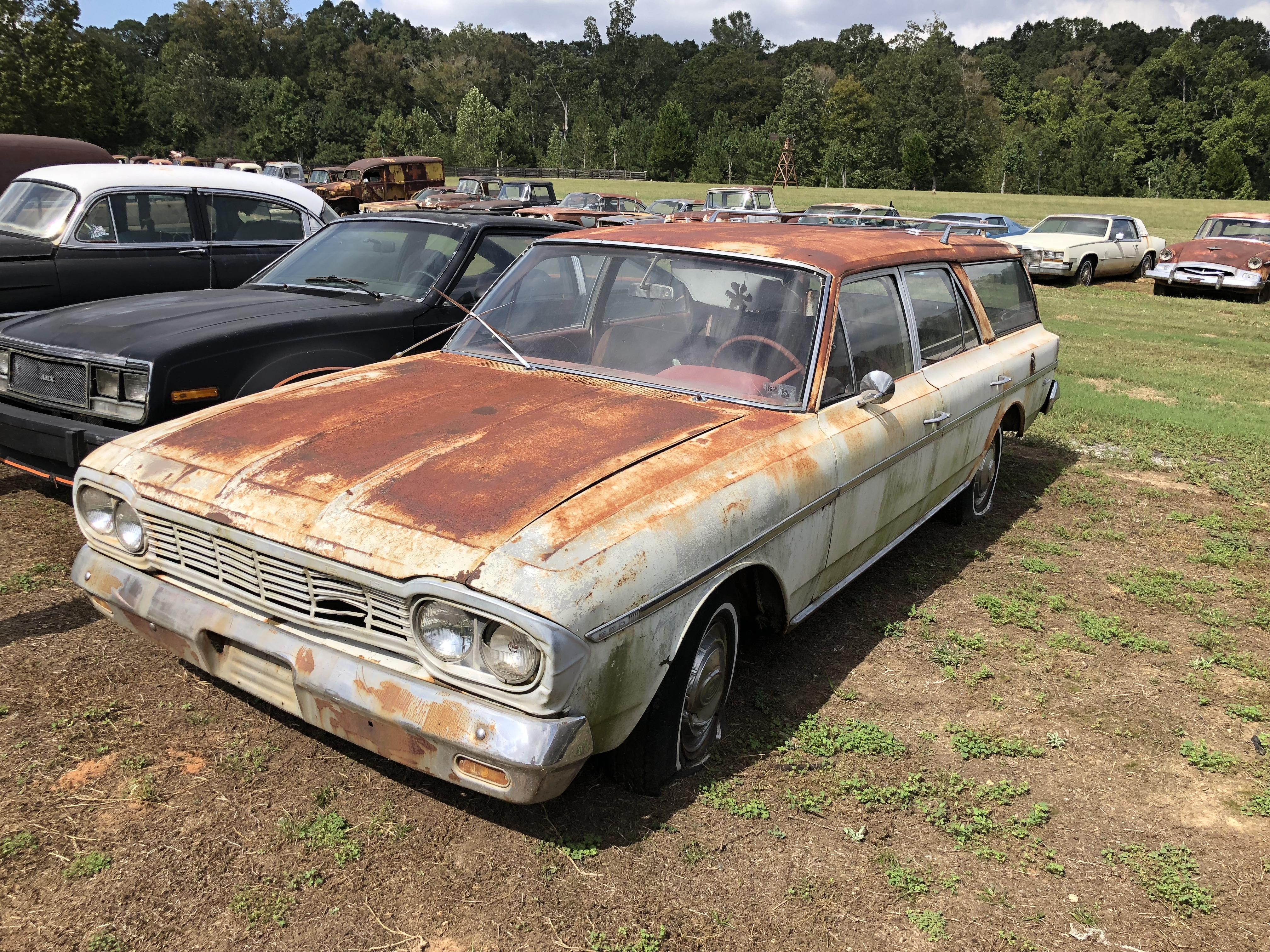 1964 Rambler Classic Station Wagon beginning to waste away classiccars