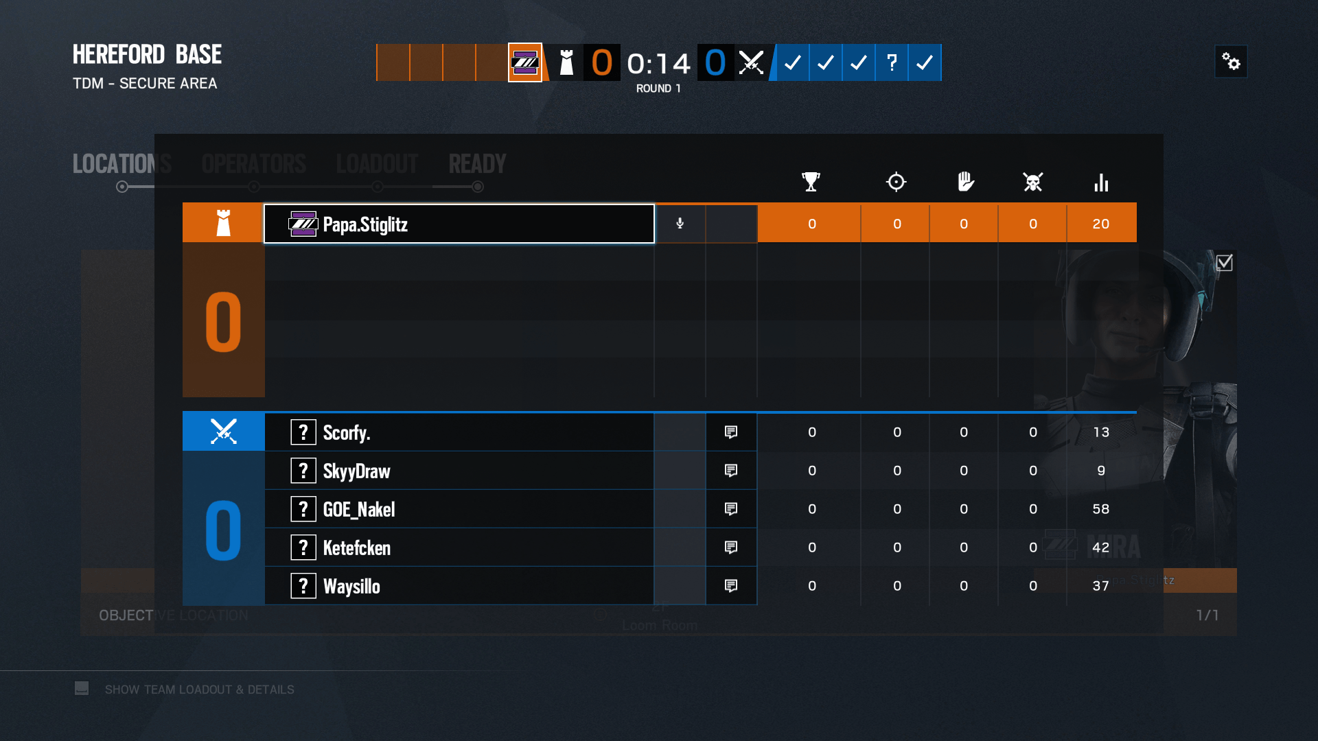 Just queued a ranked game and this is what I was put into. r/Rainbow6