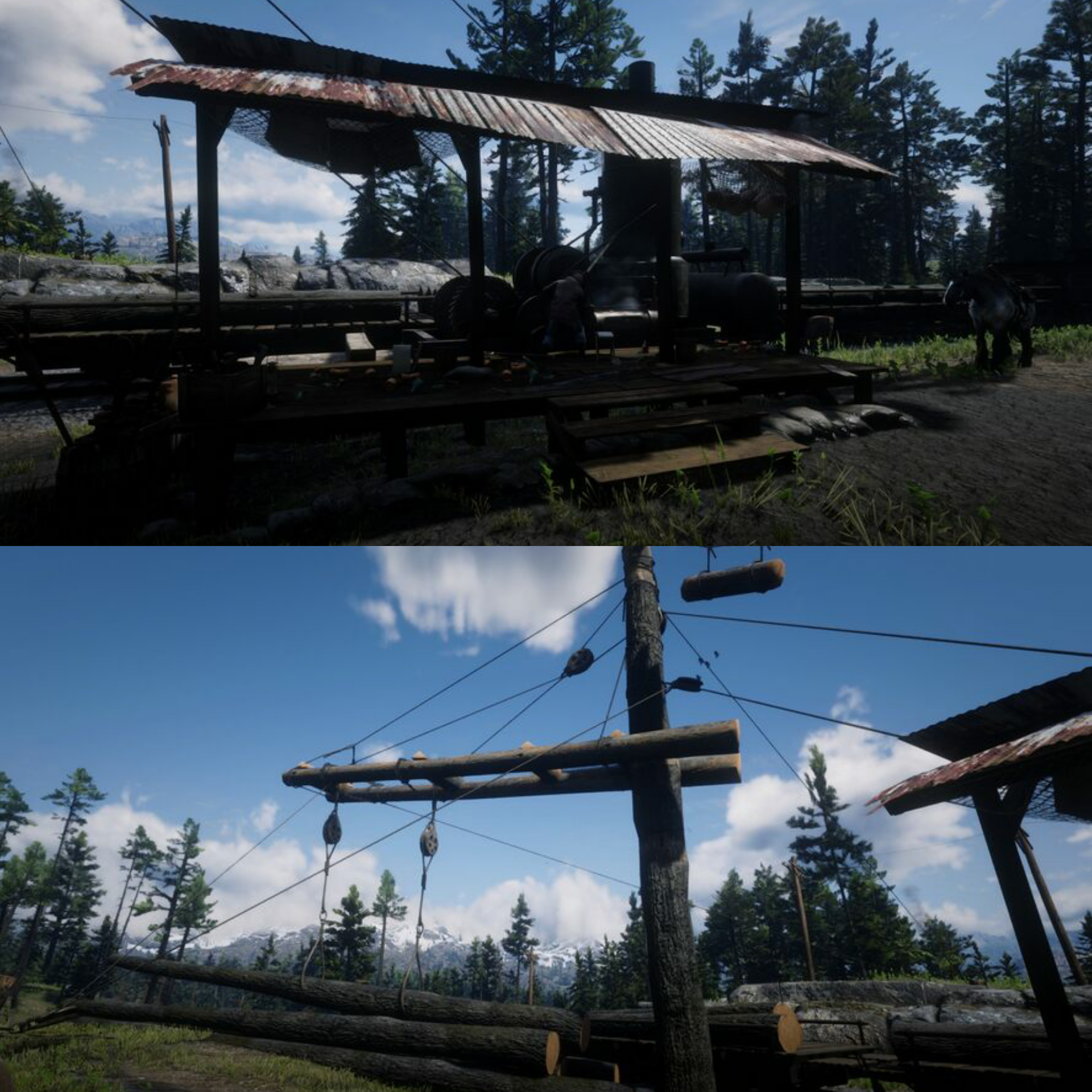 TIL that a logging camp by the name of Appleseed Timber CO. loads