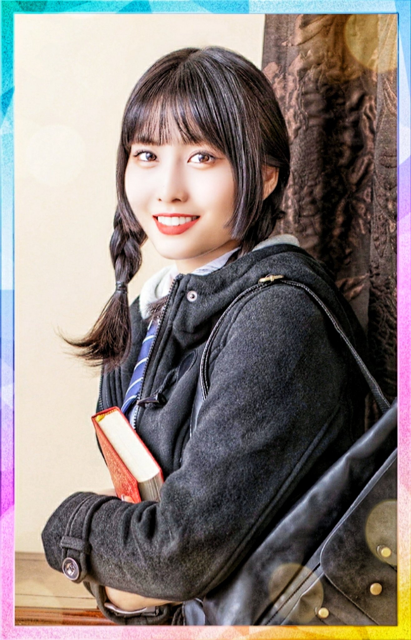 200302 School girl Momo twice
