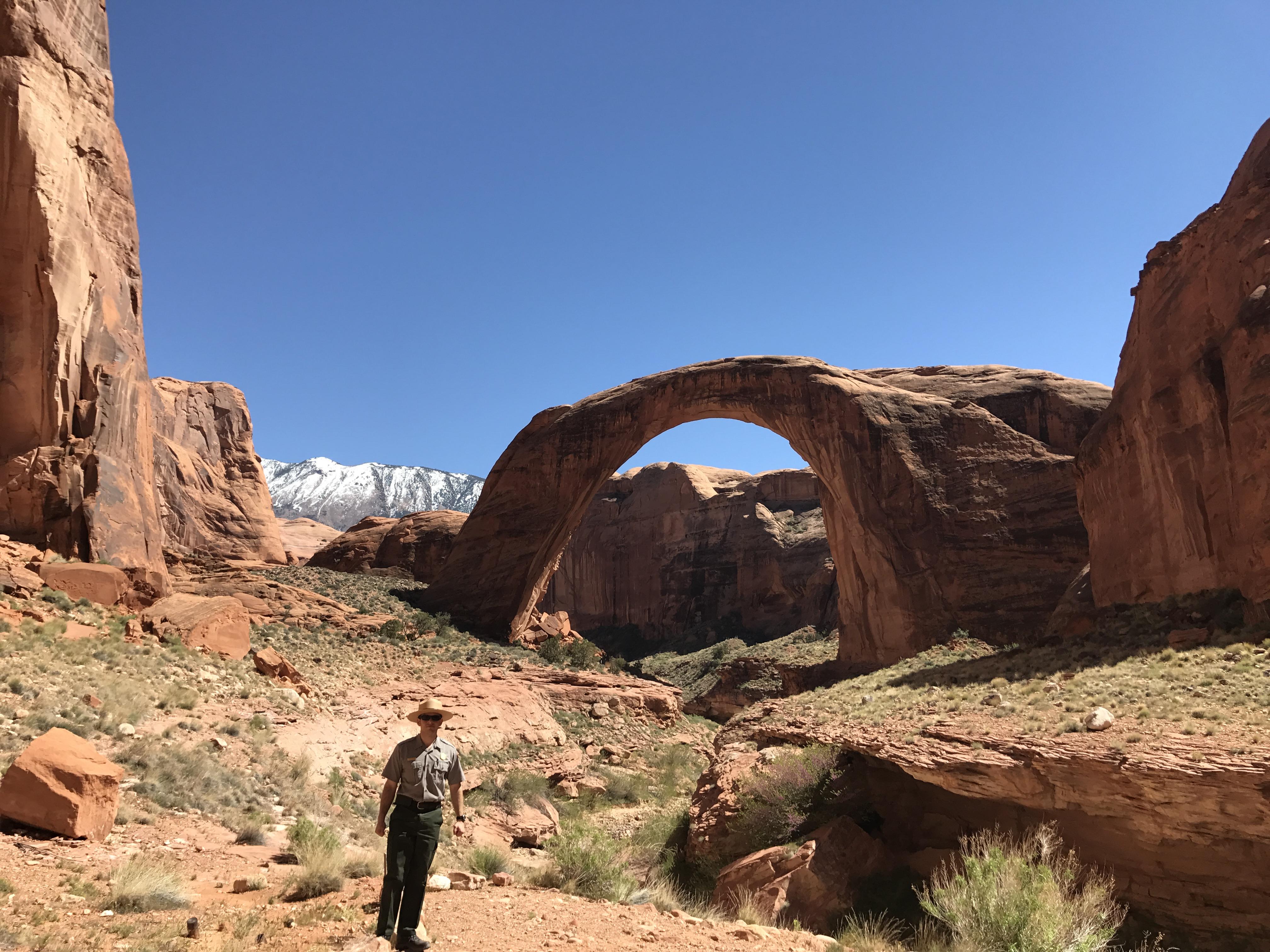 Rainbow Bridge National Monument! It's only accessible via Lake Powell
