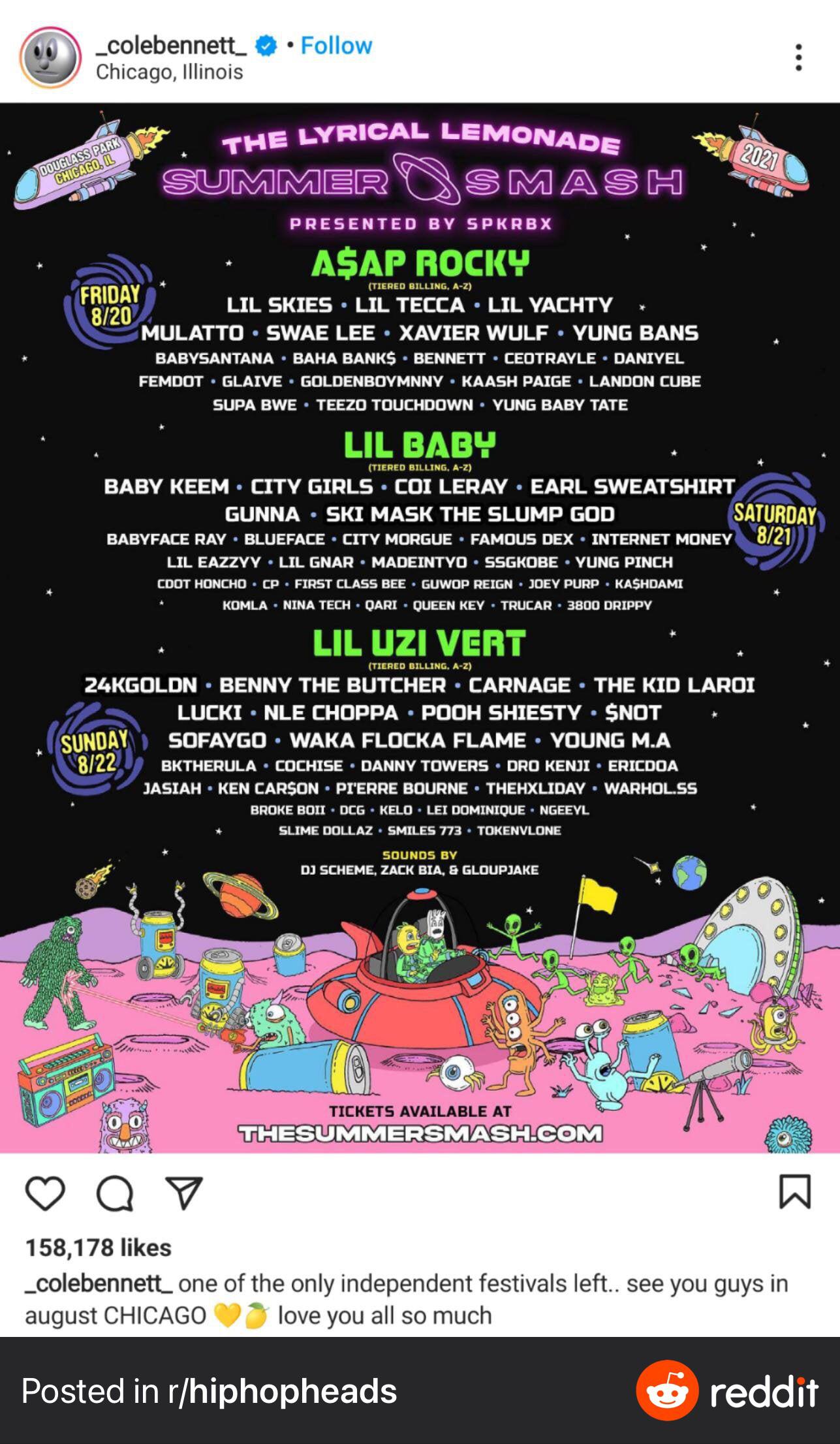 Lyrical Lemonade Chicago Lineup LYRICKA