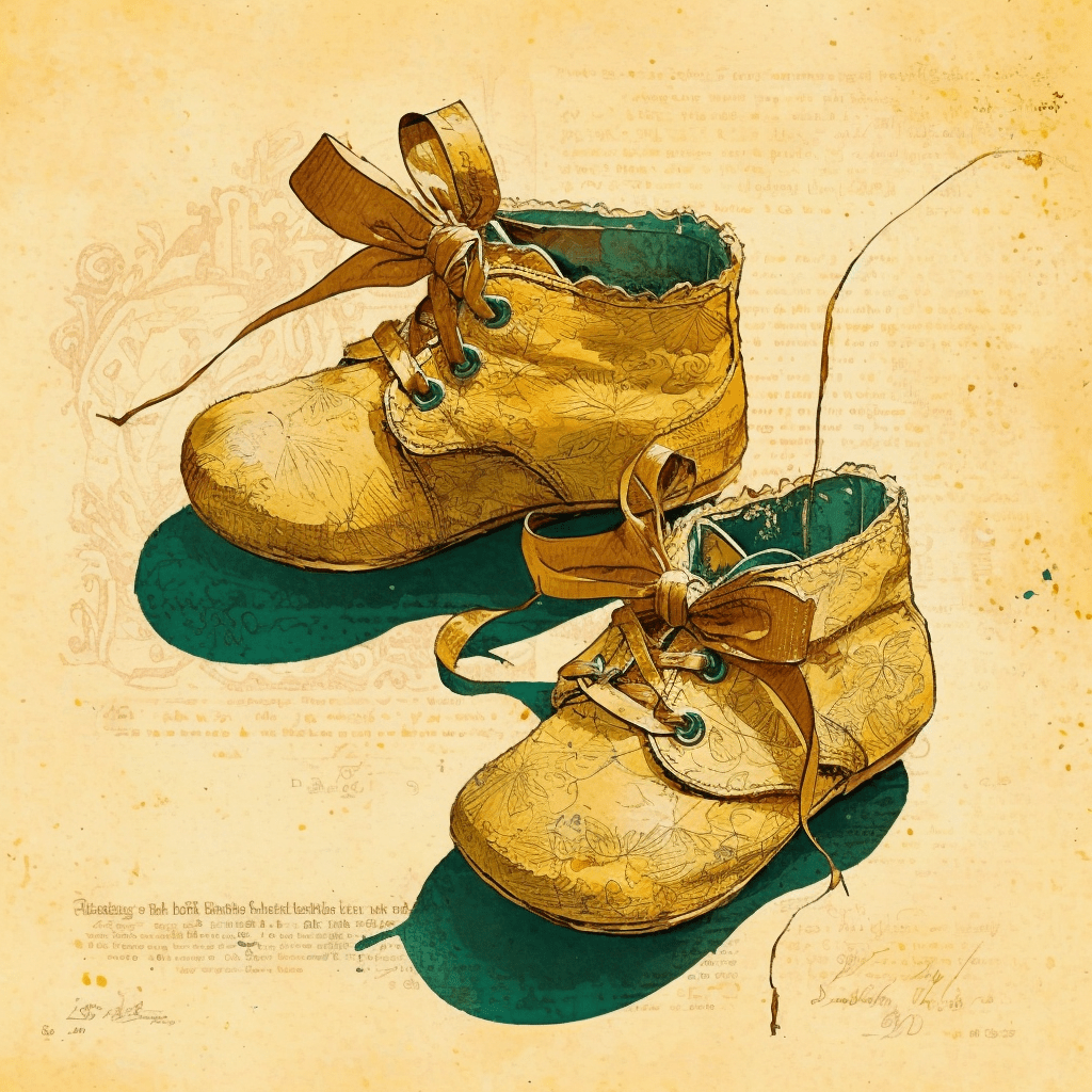 Hemingway's sixword story was, “For Sale Baby shoes, never worn.” r