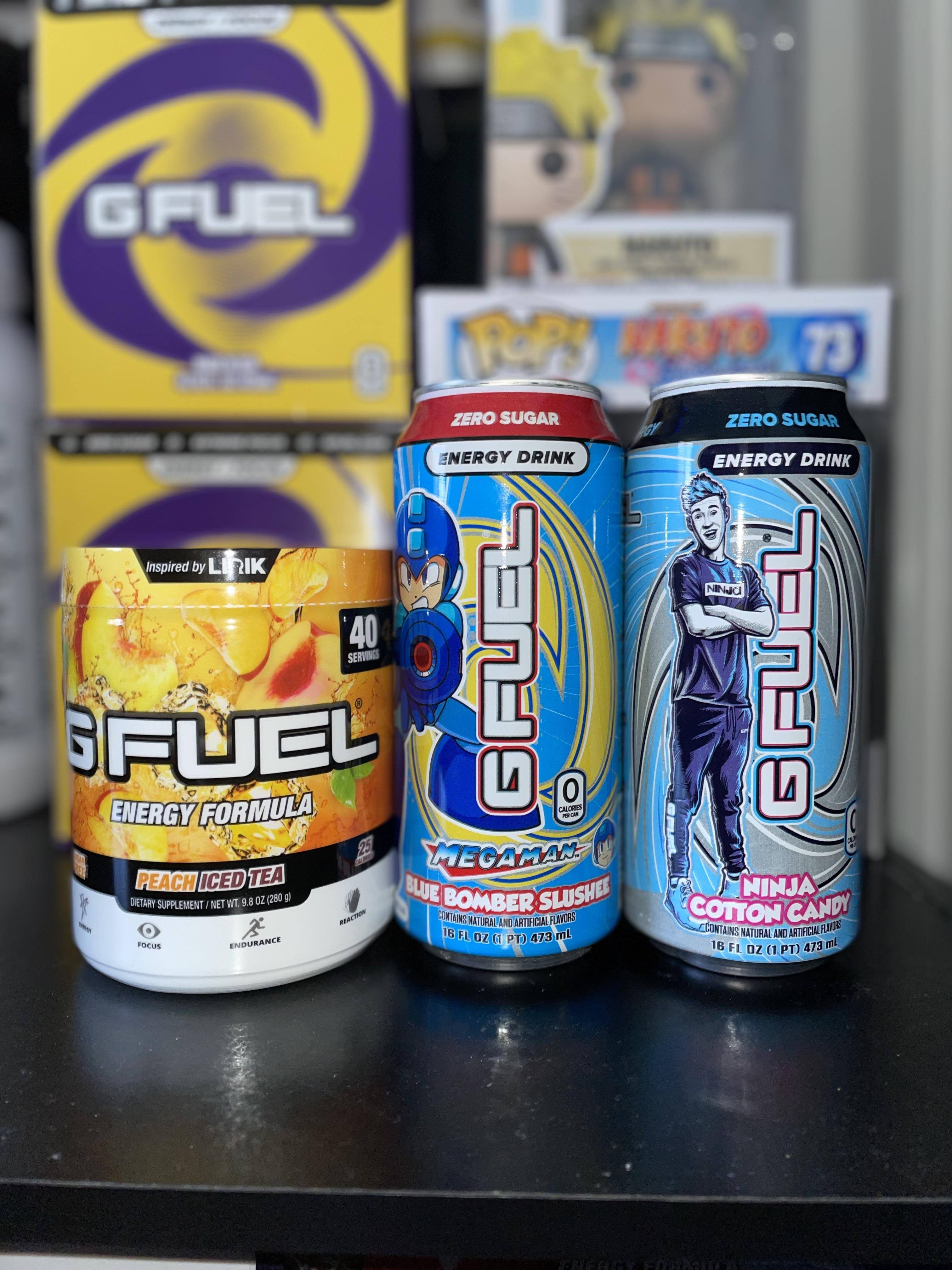 Fire mail day!!! 🔥 finally got a sealed peach iced tea 🤩 r/GFUEL