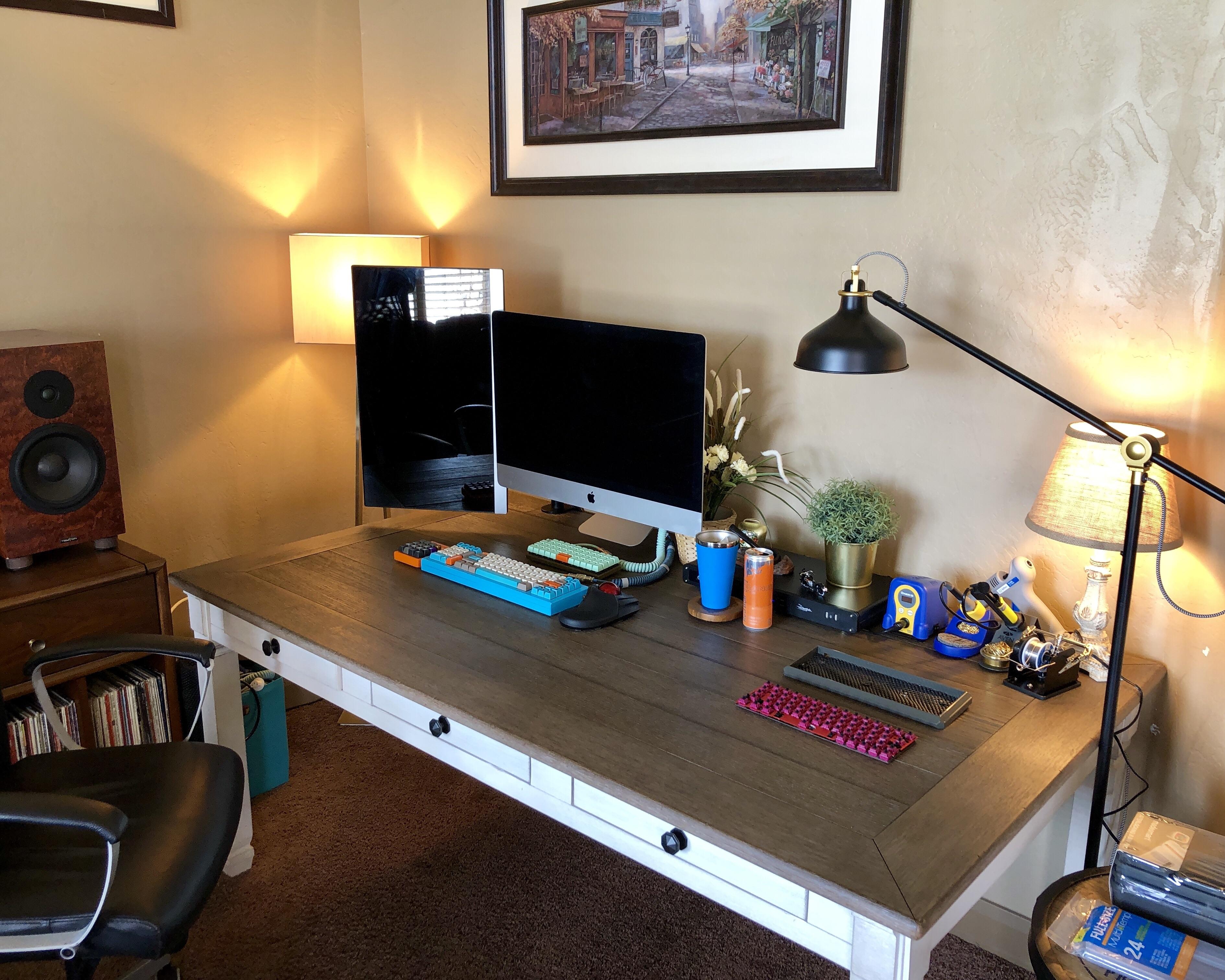 New home office build/work station. Planning on doing streaming once my