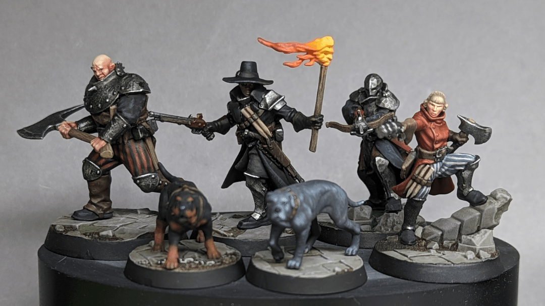 Hexbane's hunters completed! Most fun I've had painting in a long time