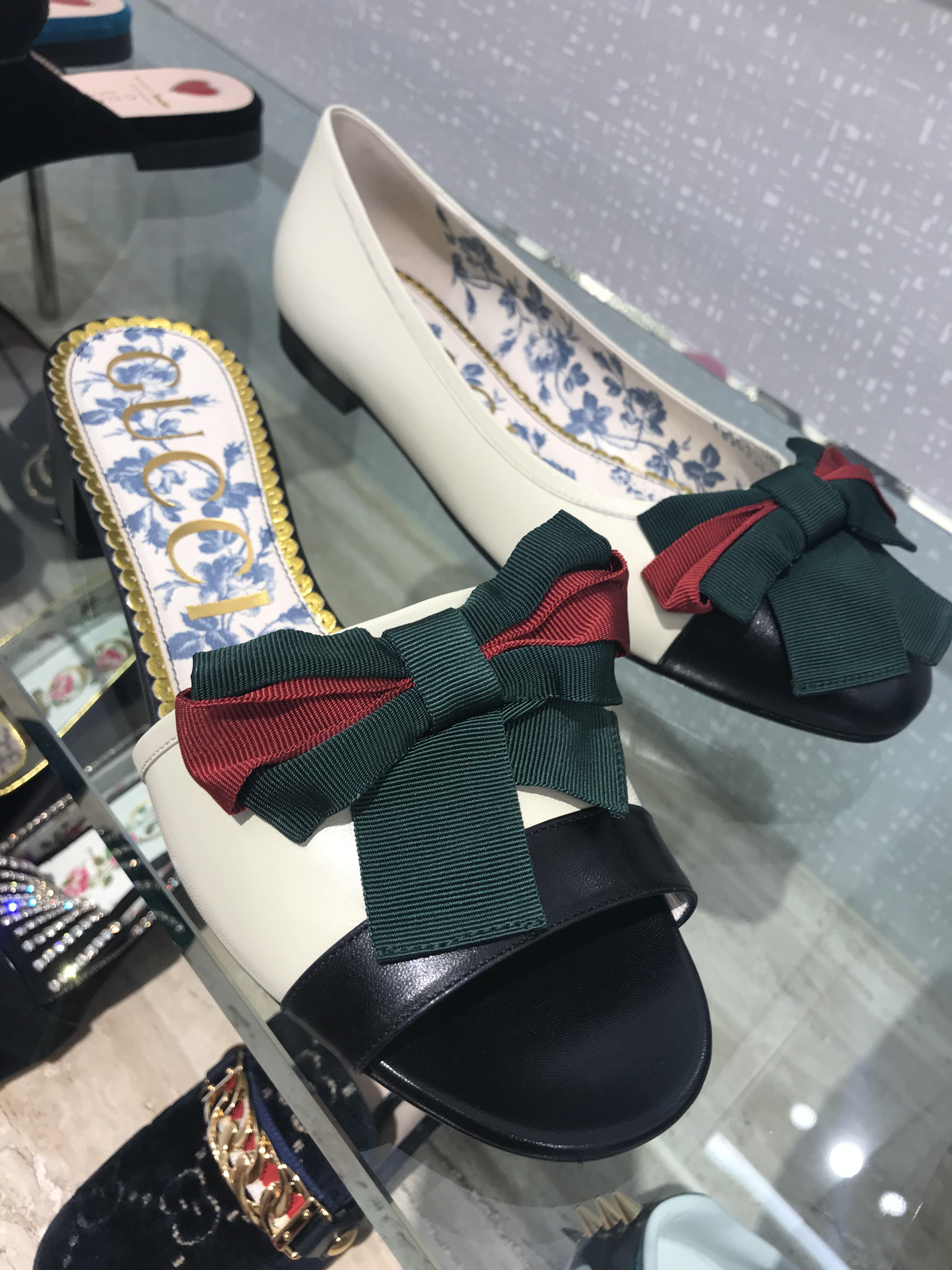 When the Gucci Slide Sandals at Neiman Marcus look lower