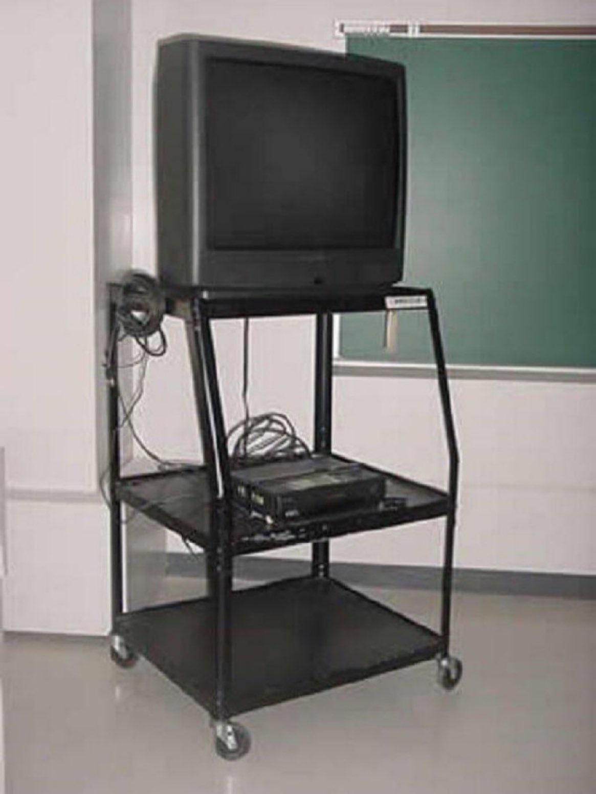 The school TV cart what video comes to mind first? r/nostalgia