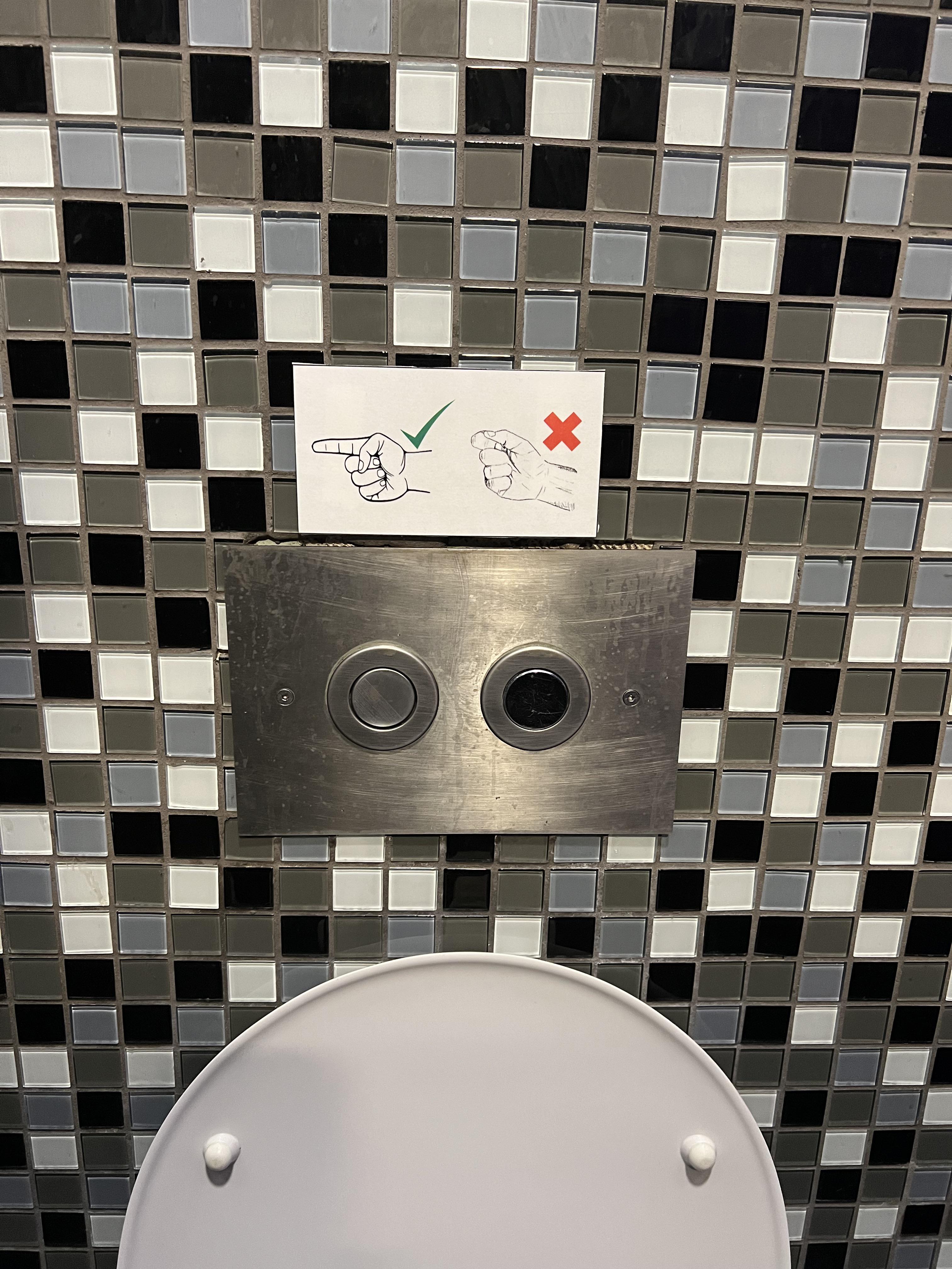 Why does this appear in public bathrooms? r/Design