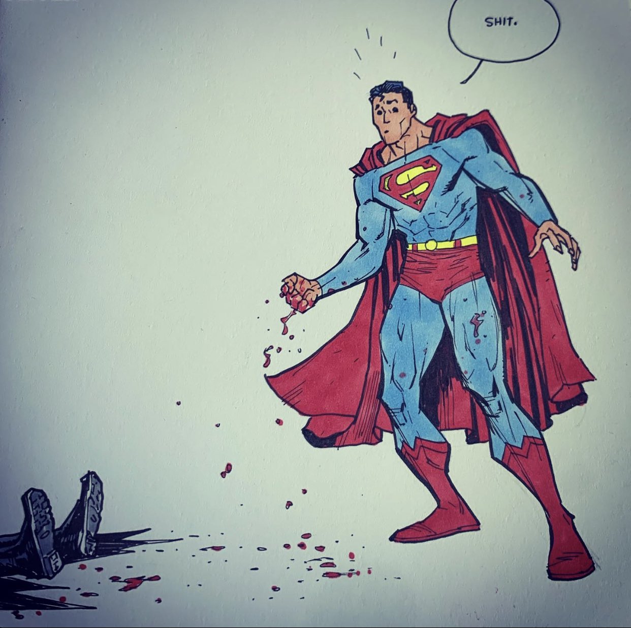 Batman vs Superman, art by Ryan Ottley