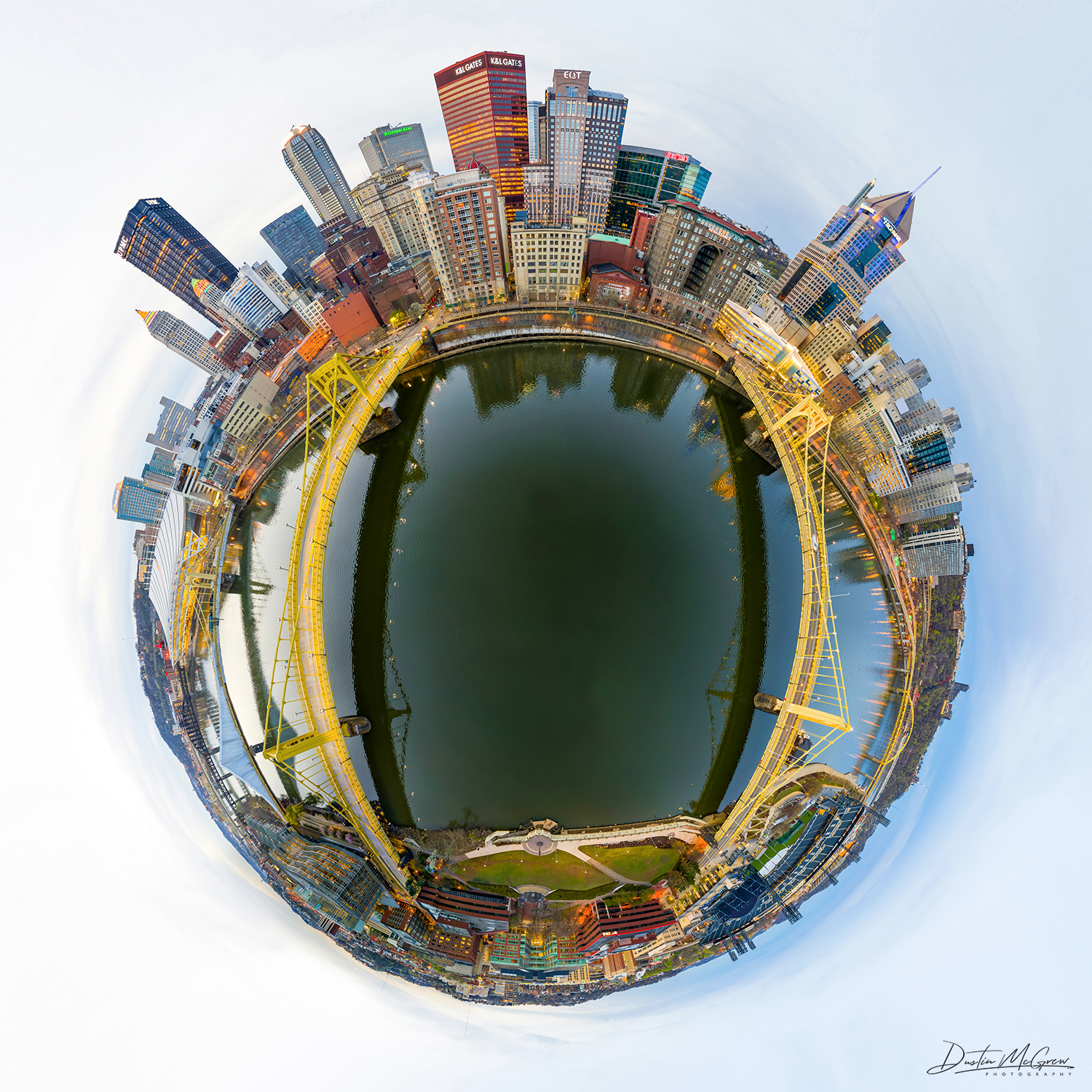 "The Eye of Pittsburgh" something I displayed at Art All Night this