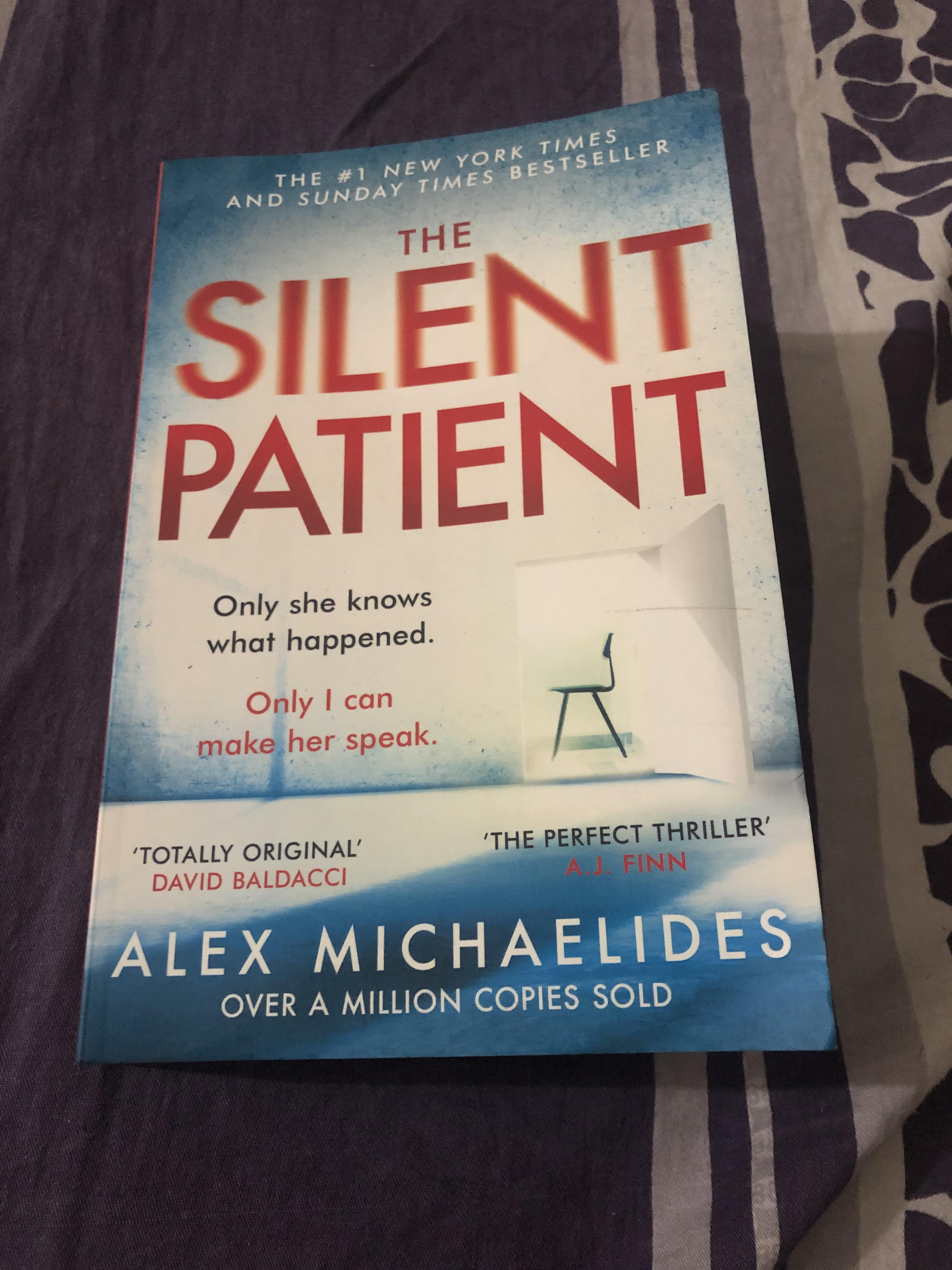8 of 52, The Silent Patient by Alex Michaelides r/52book