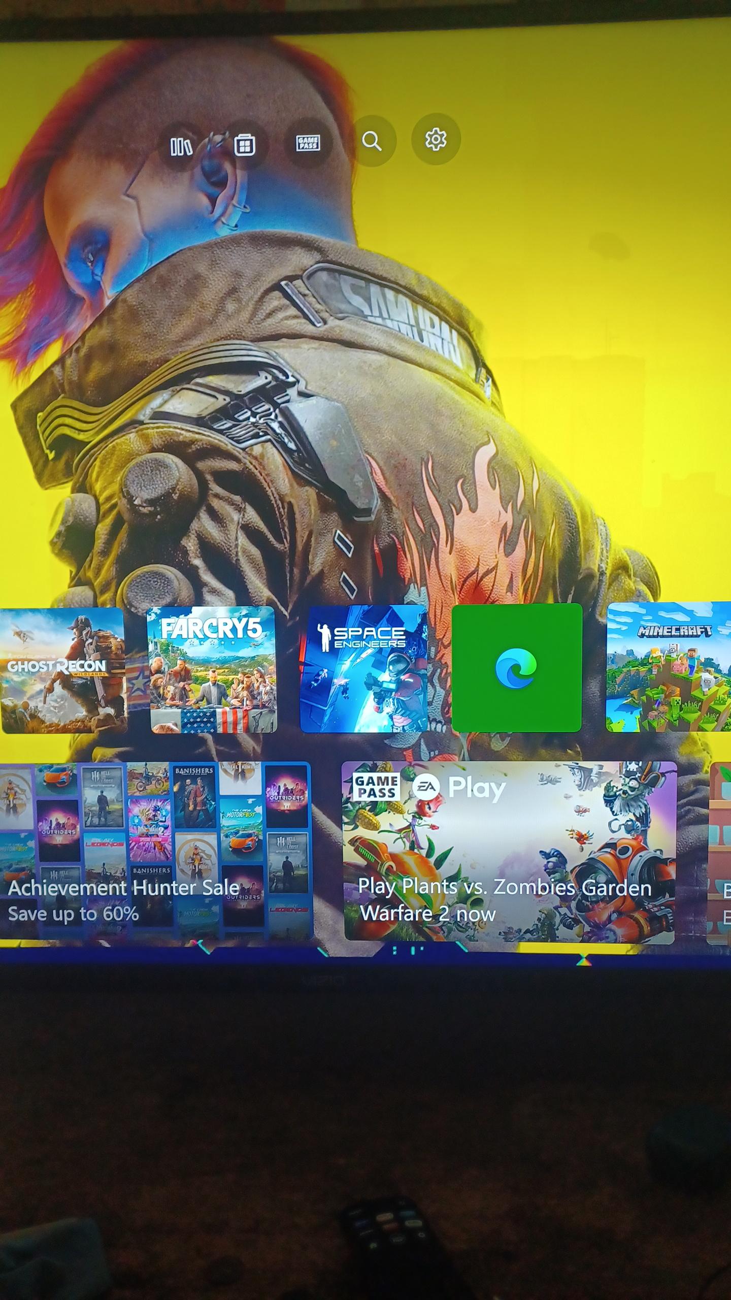 Please help my games look fuzzy and pixelated on my vizio idk why r/xbox