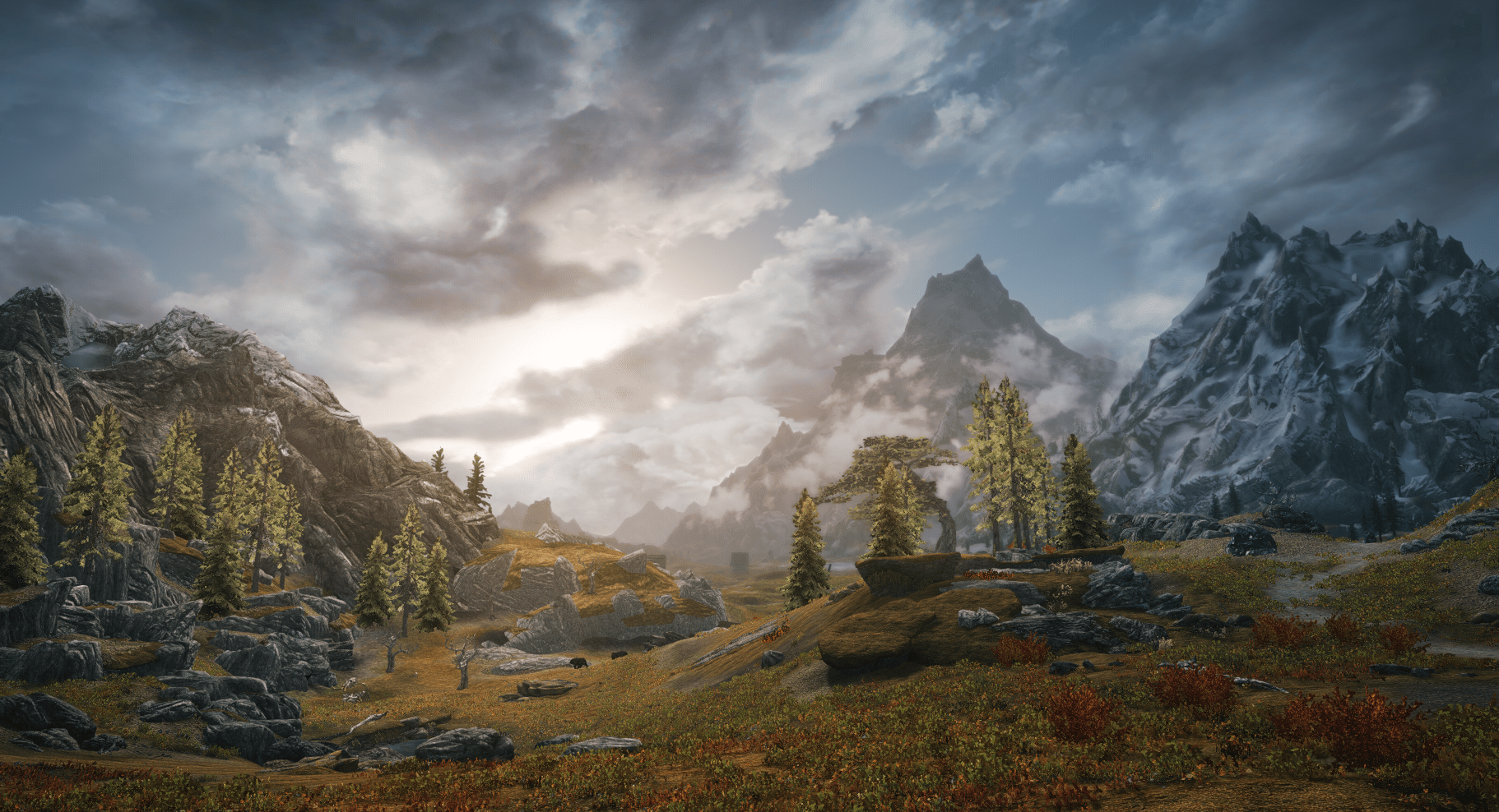 Had to walk over a mountain and kill two dragons to get