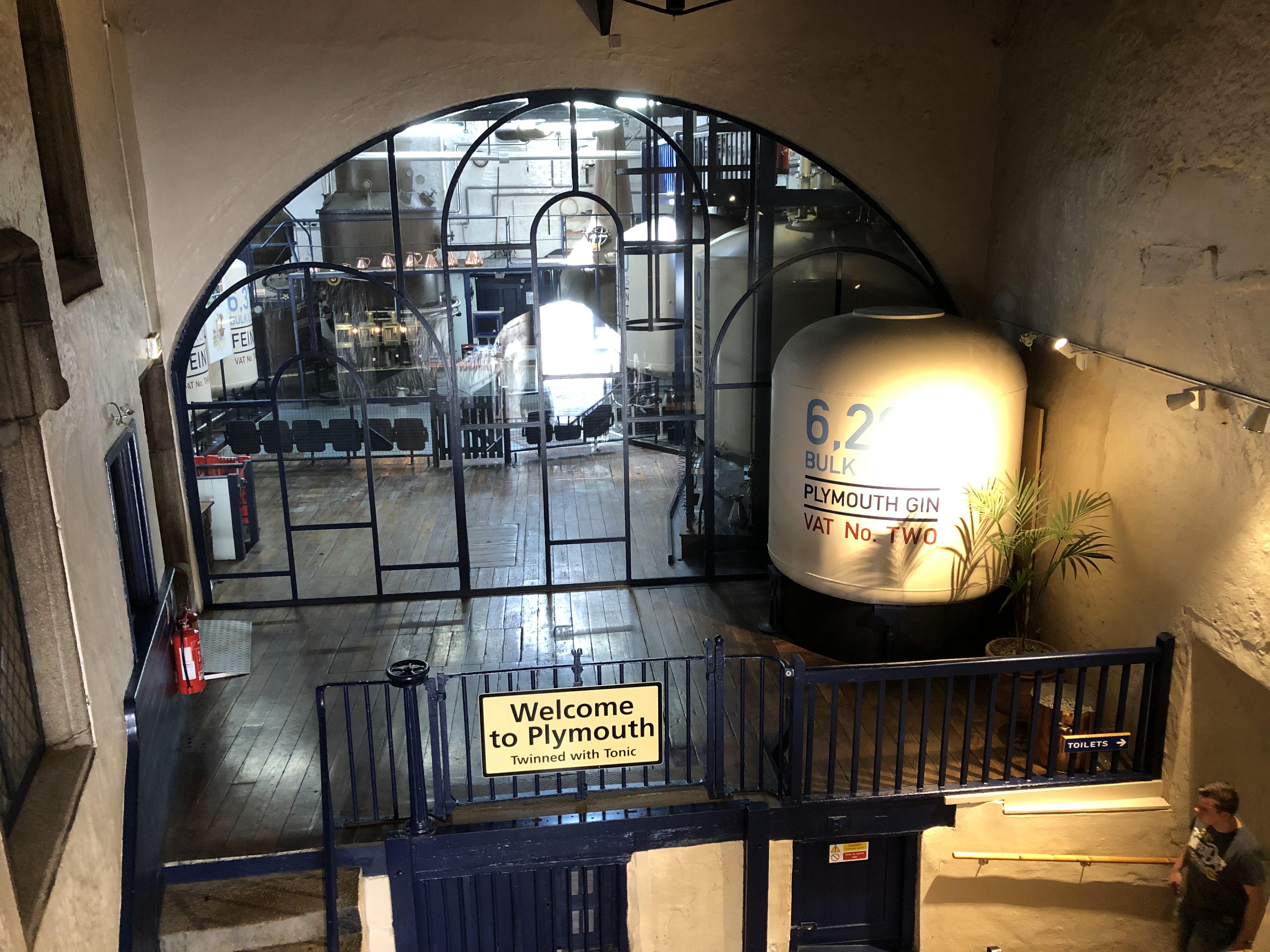 Plymouth Gin Distillery, founded 1793. Beautiful building and they give