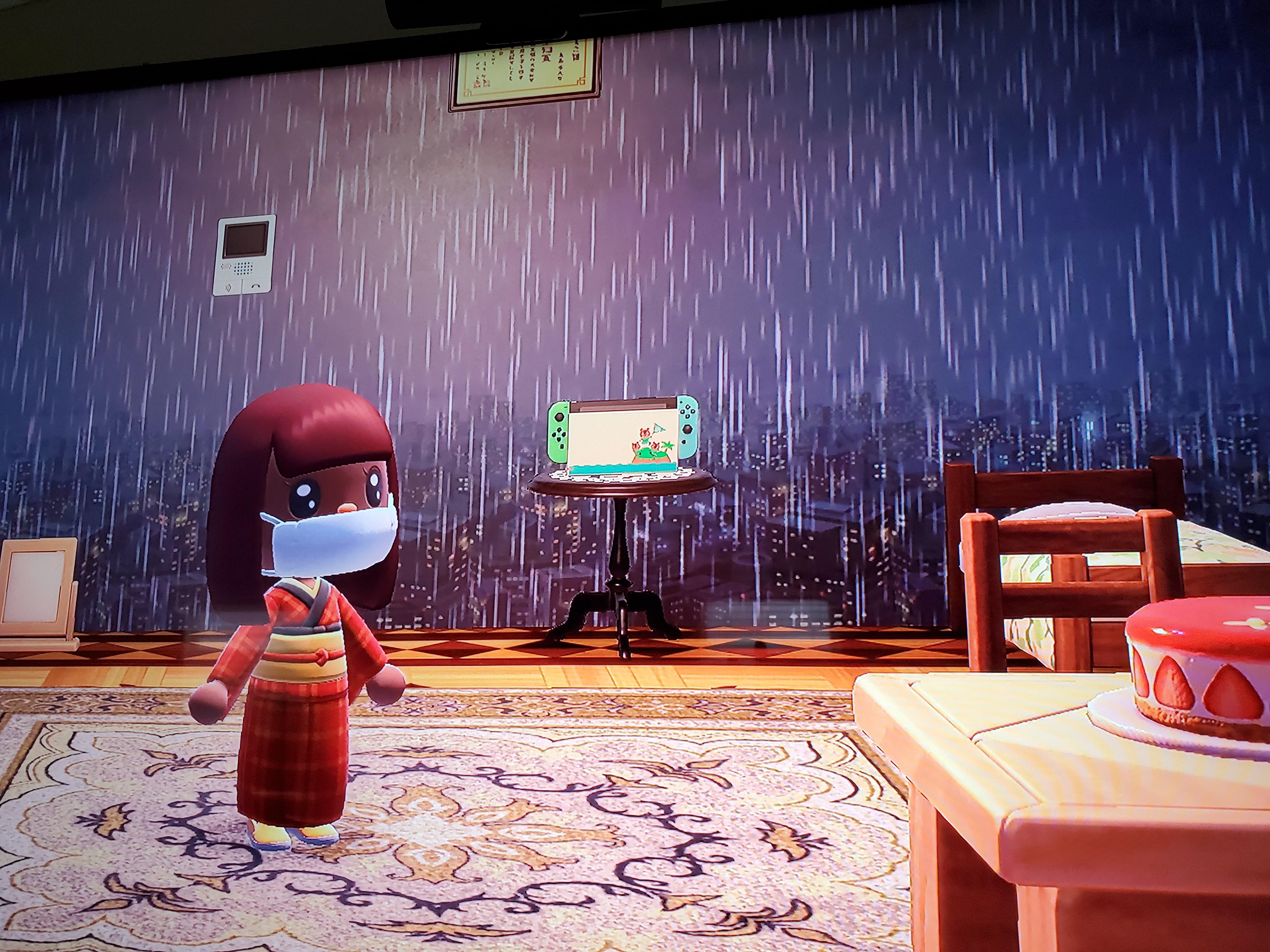 Loving my new Stormy Night Wallpaper. Thanks Saharah. r/AnimalCrossing